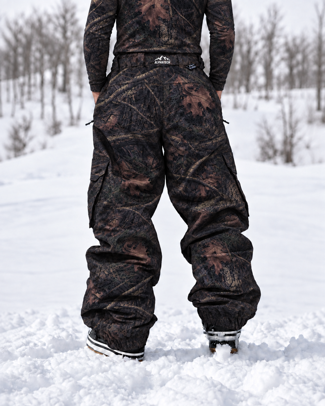 Freefit Snowpants: Dark Camo