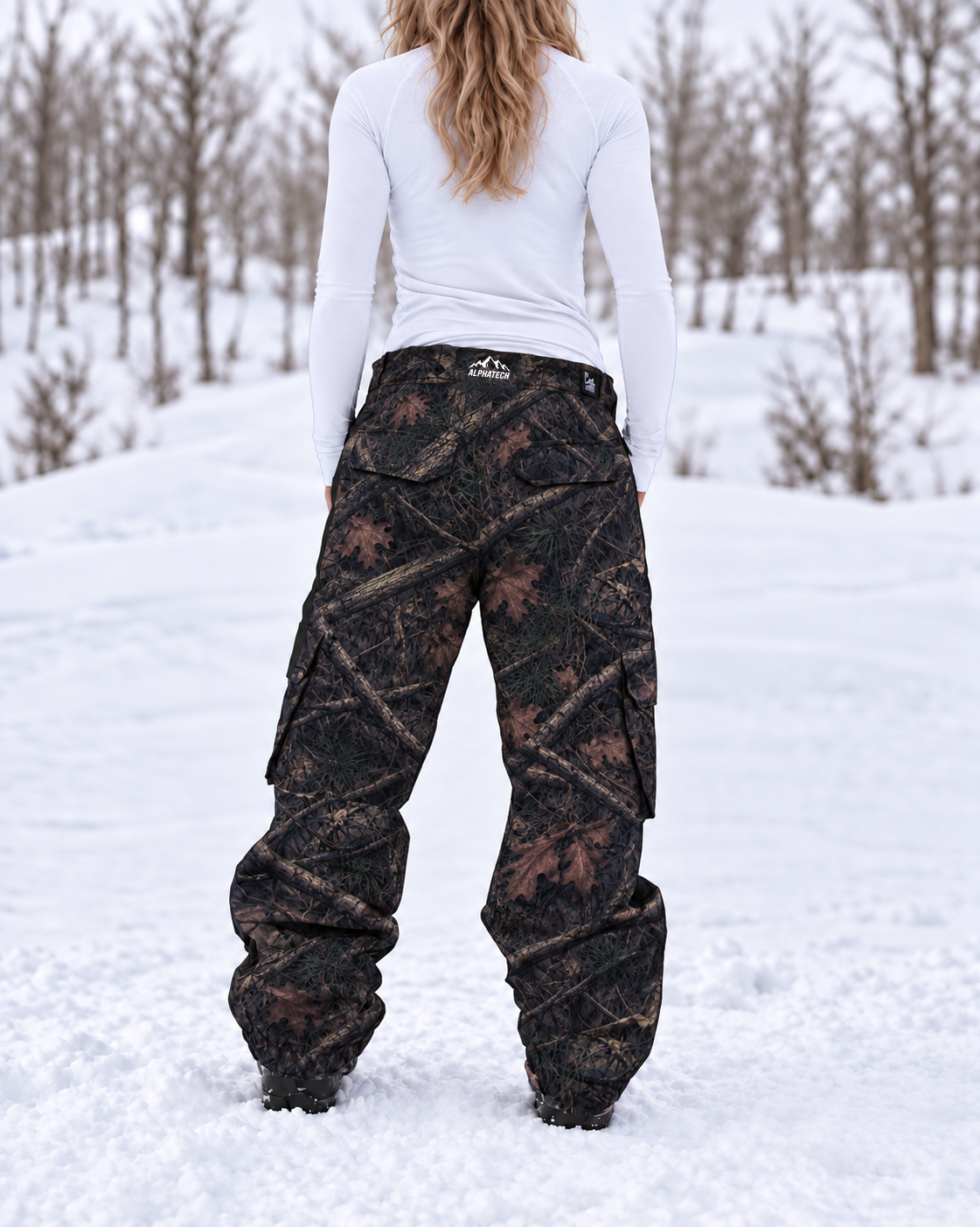 Freefit Snowpants: Dark Camo