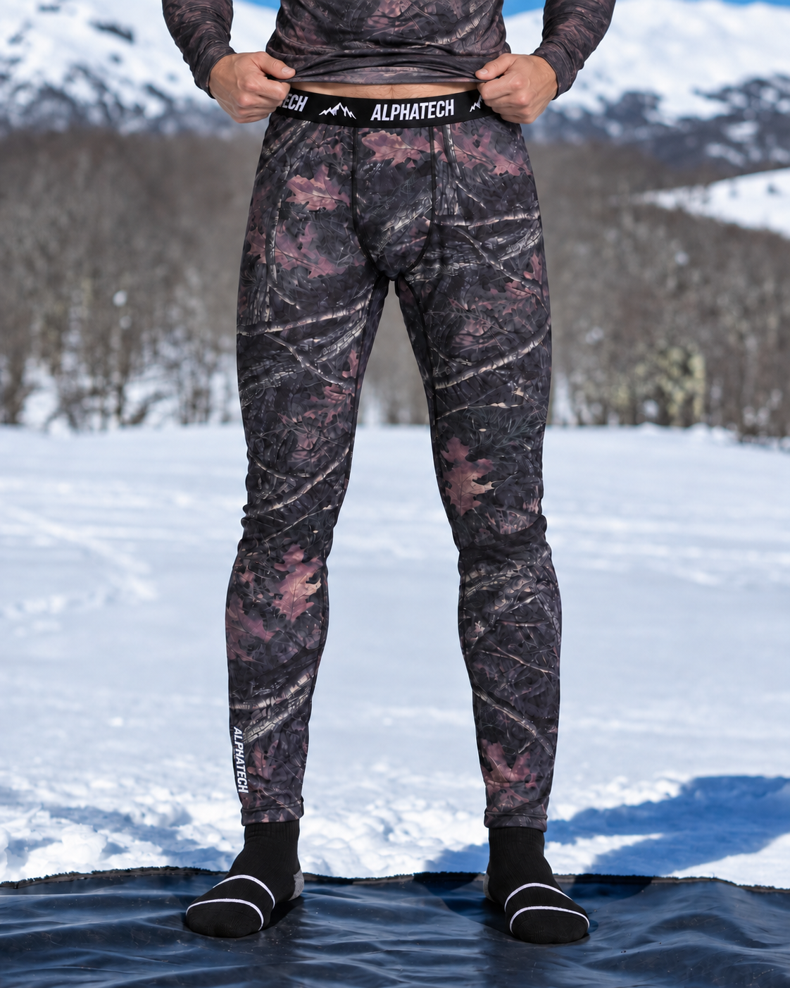 Base Layer Pant: Dark Camo