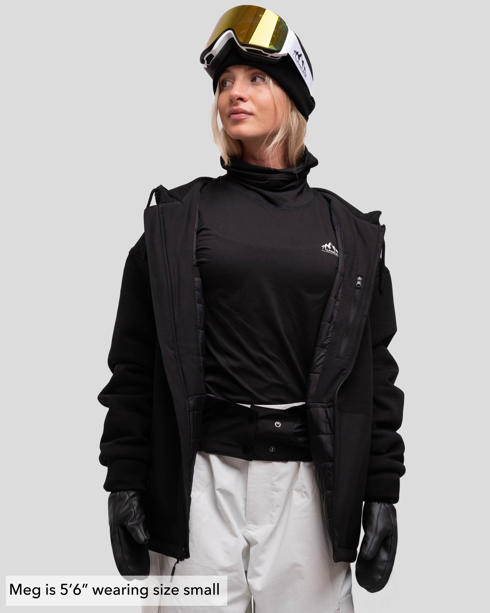 The Softflex Zip-up: Black