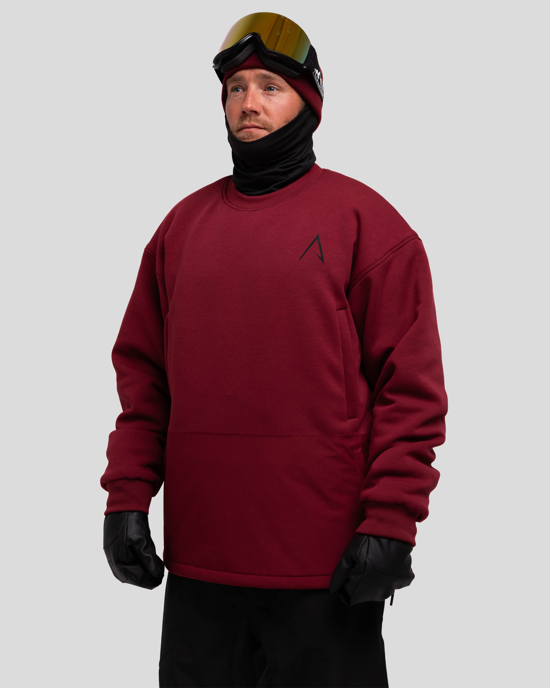 The Softflex Light - Crewneck: Maroon