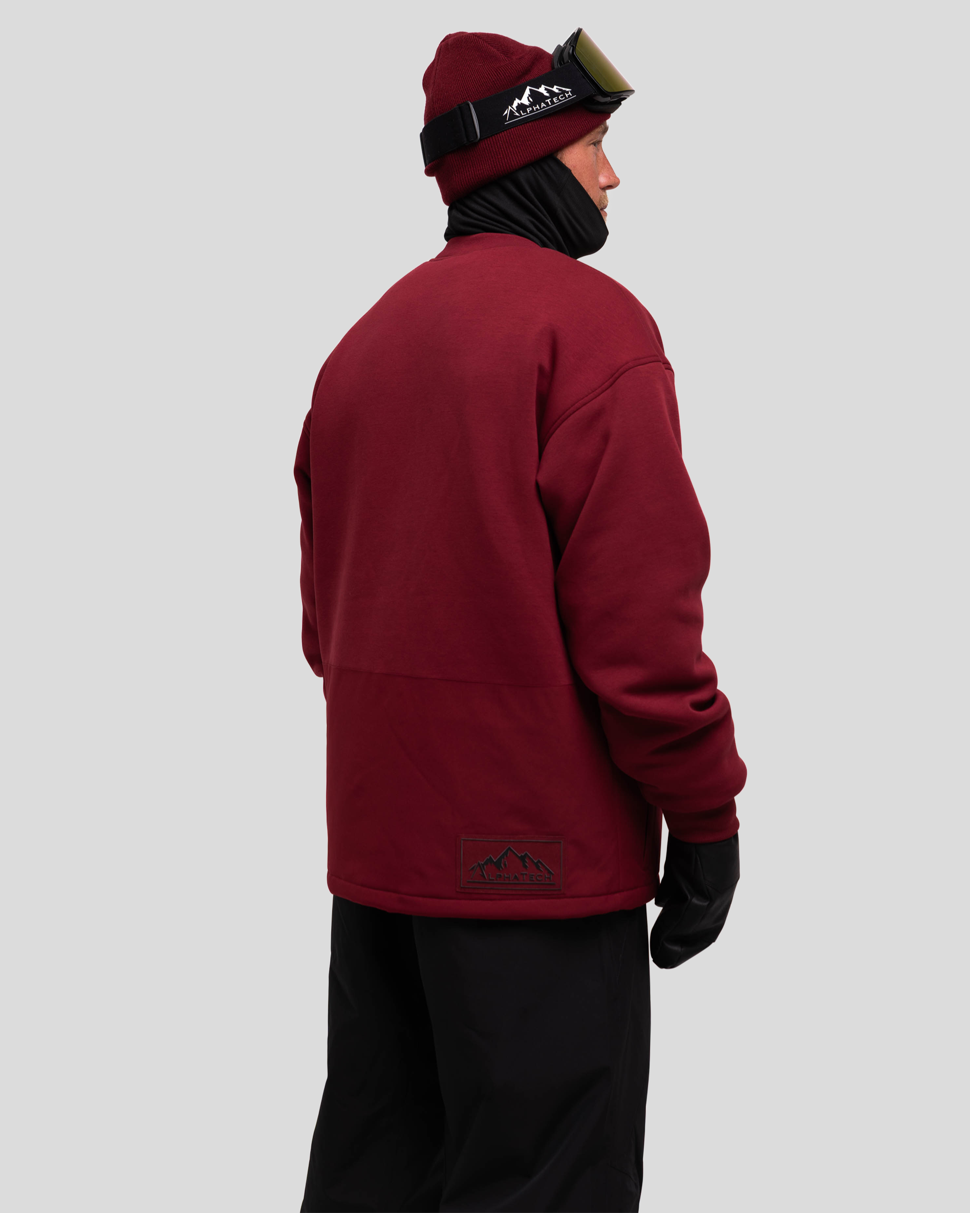 The Softflex Light - Crewneck: Maroon
