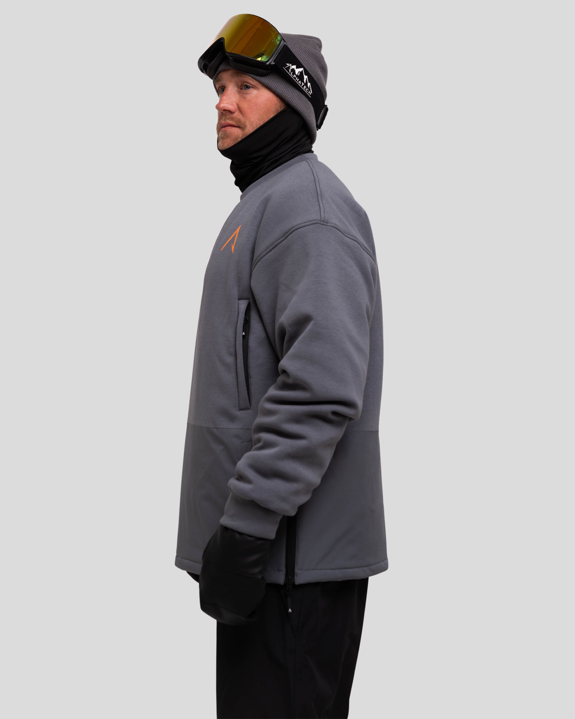 The Softflex Light - Crewneck: Charcoal