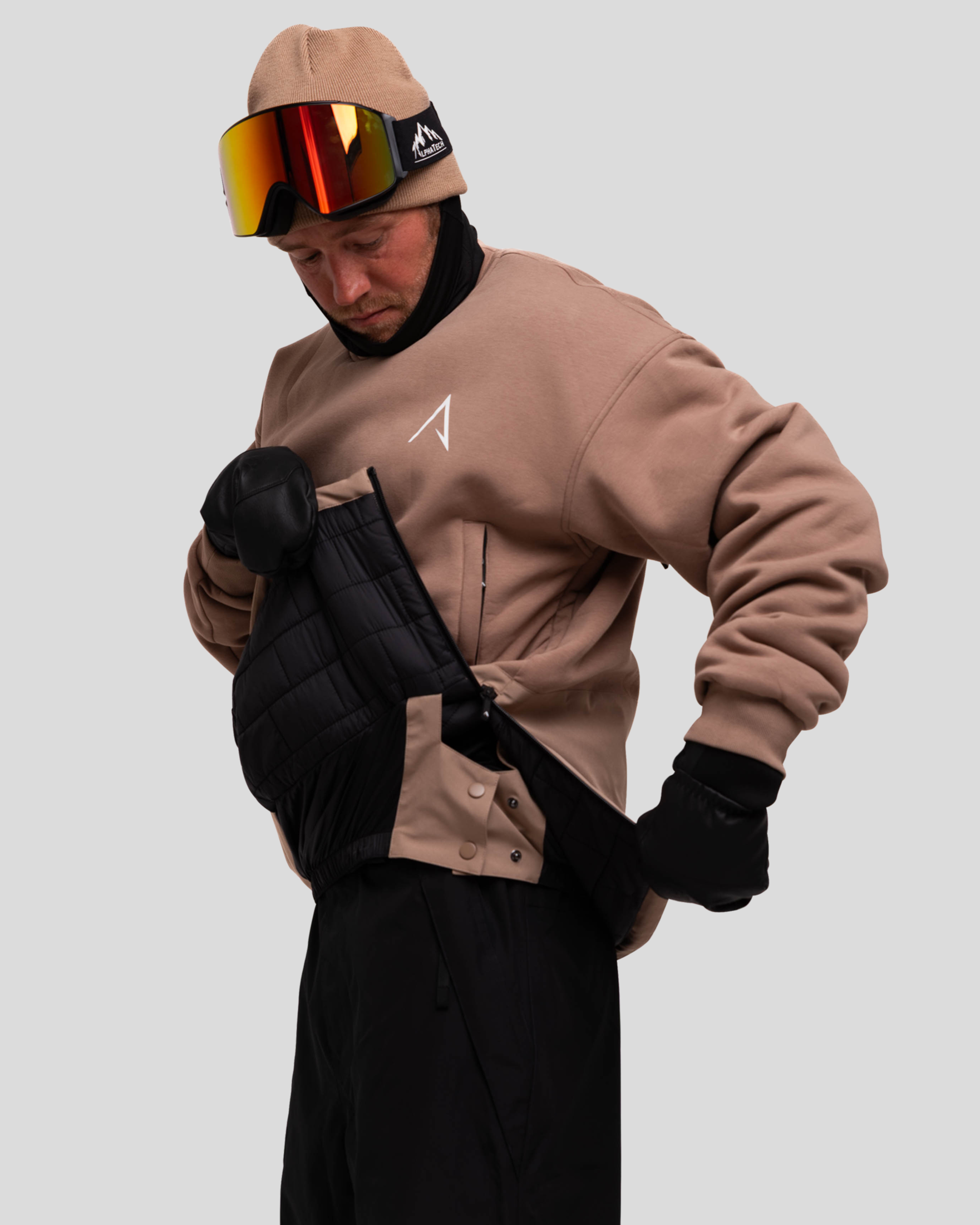 The Softflex Light - Crewneck: Clay