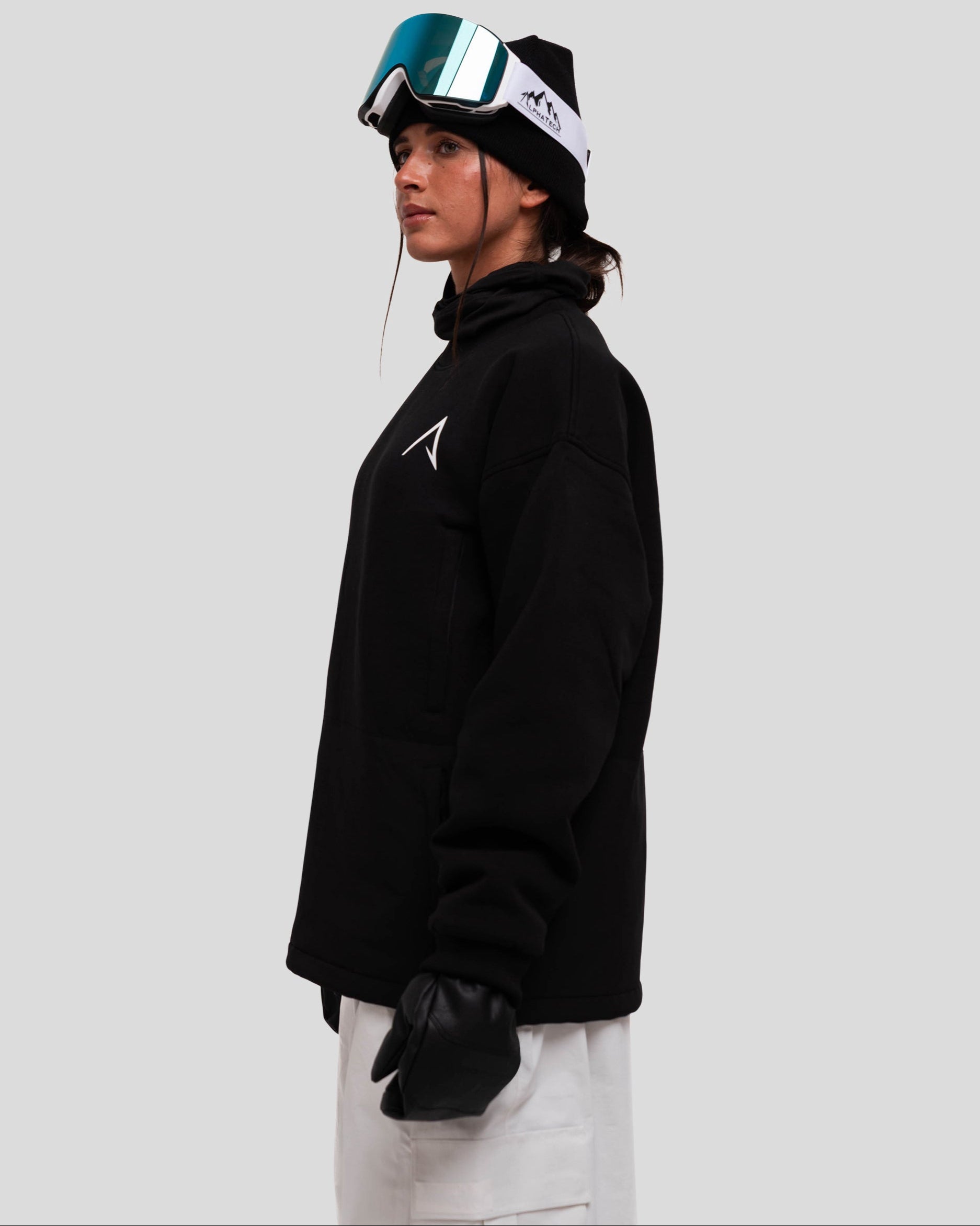The Softflex Light - Crewneck: Black