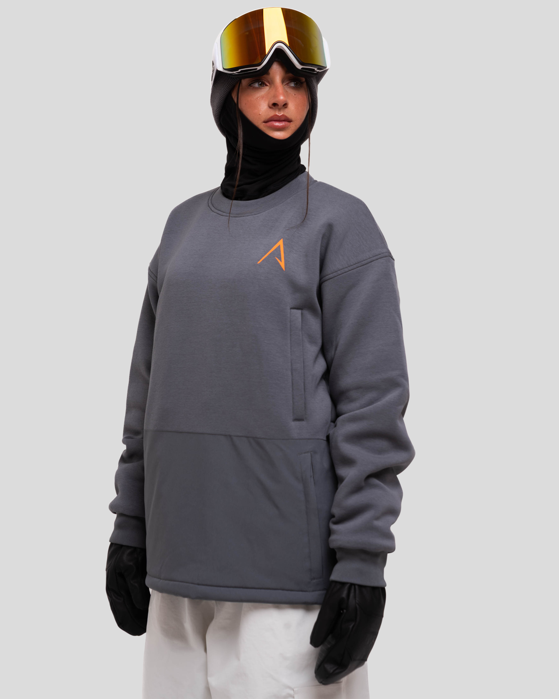 The Softflex Light - Crewneck: Charcoal