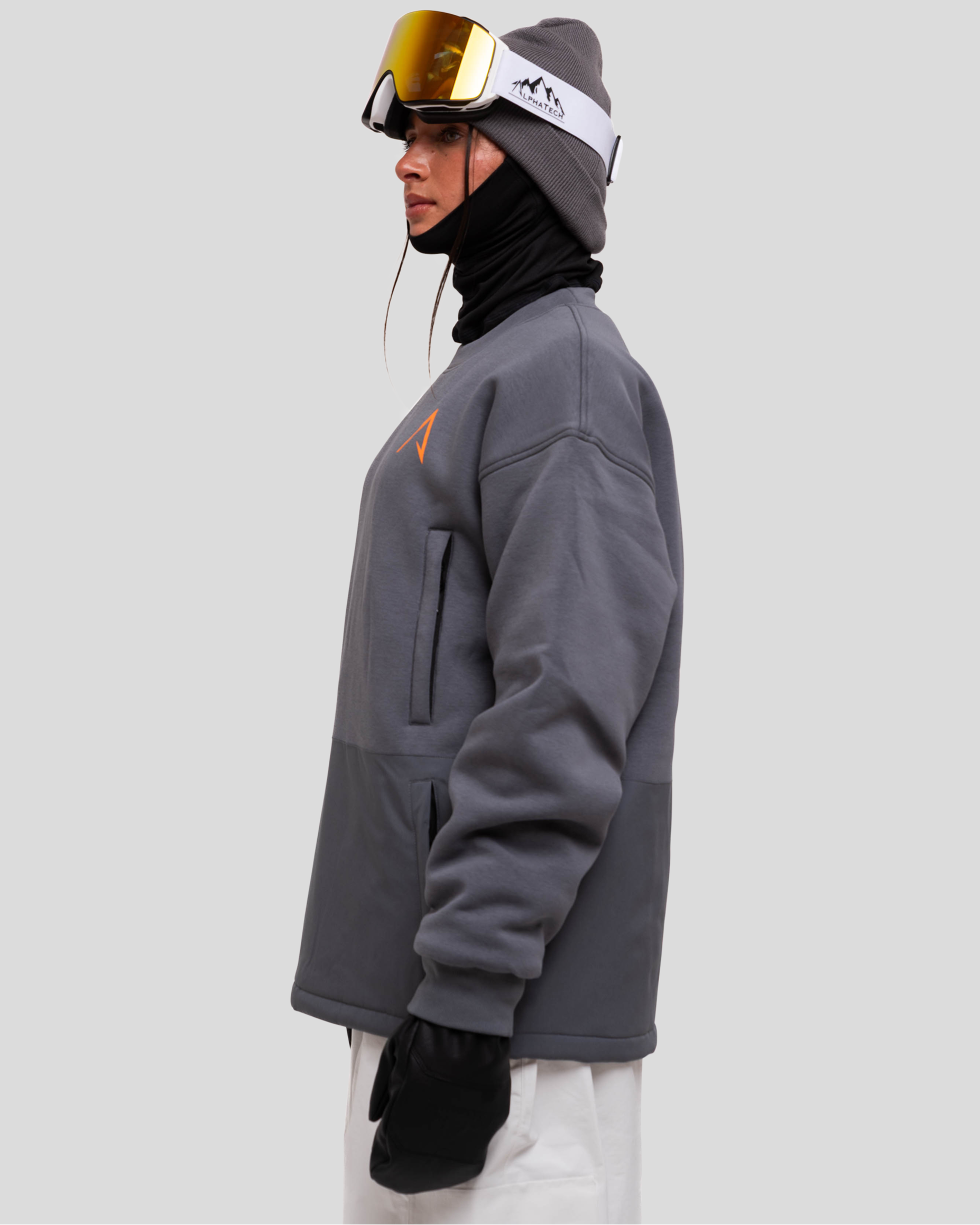 The Softflex Light - Crewneck: Charcoal