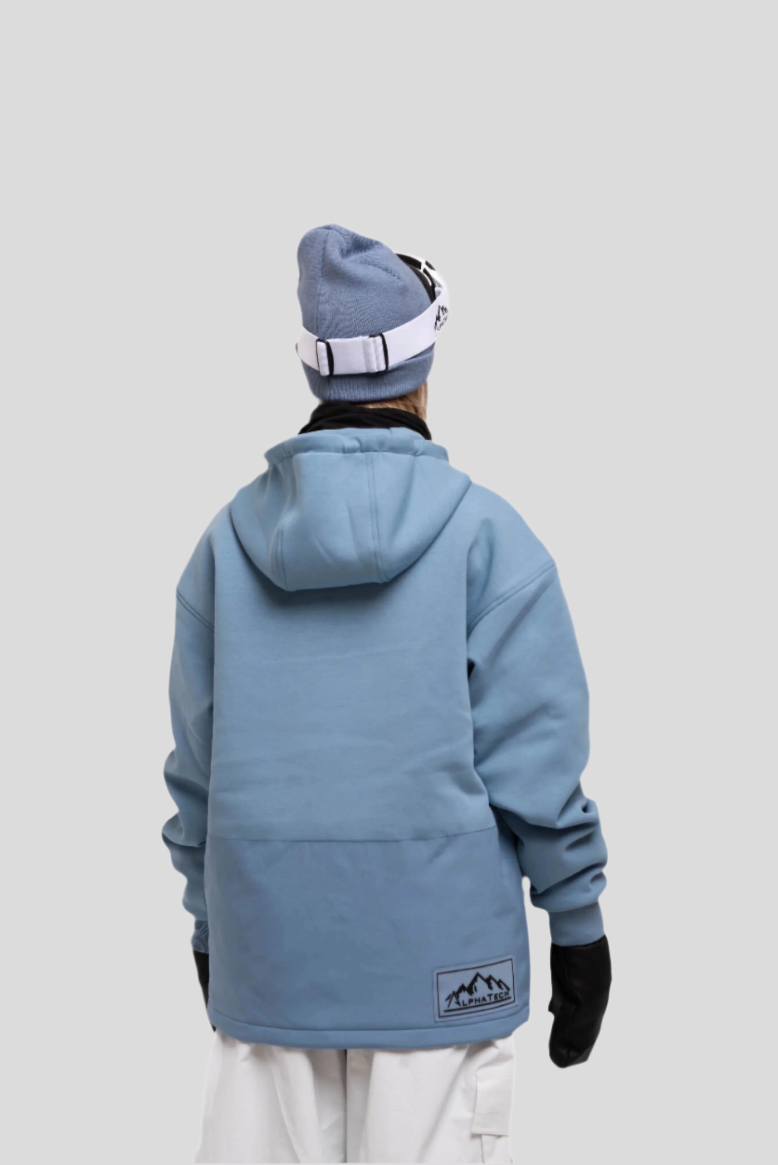 The Softflex Zip-up: Faded Denim