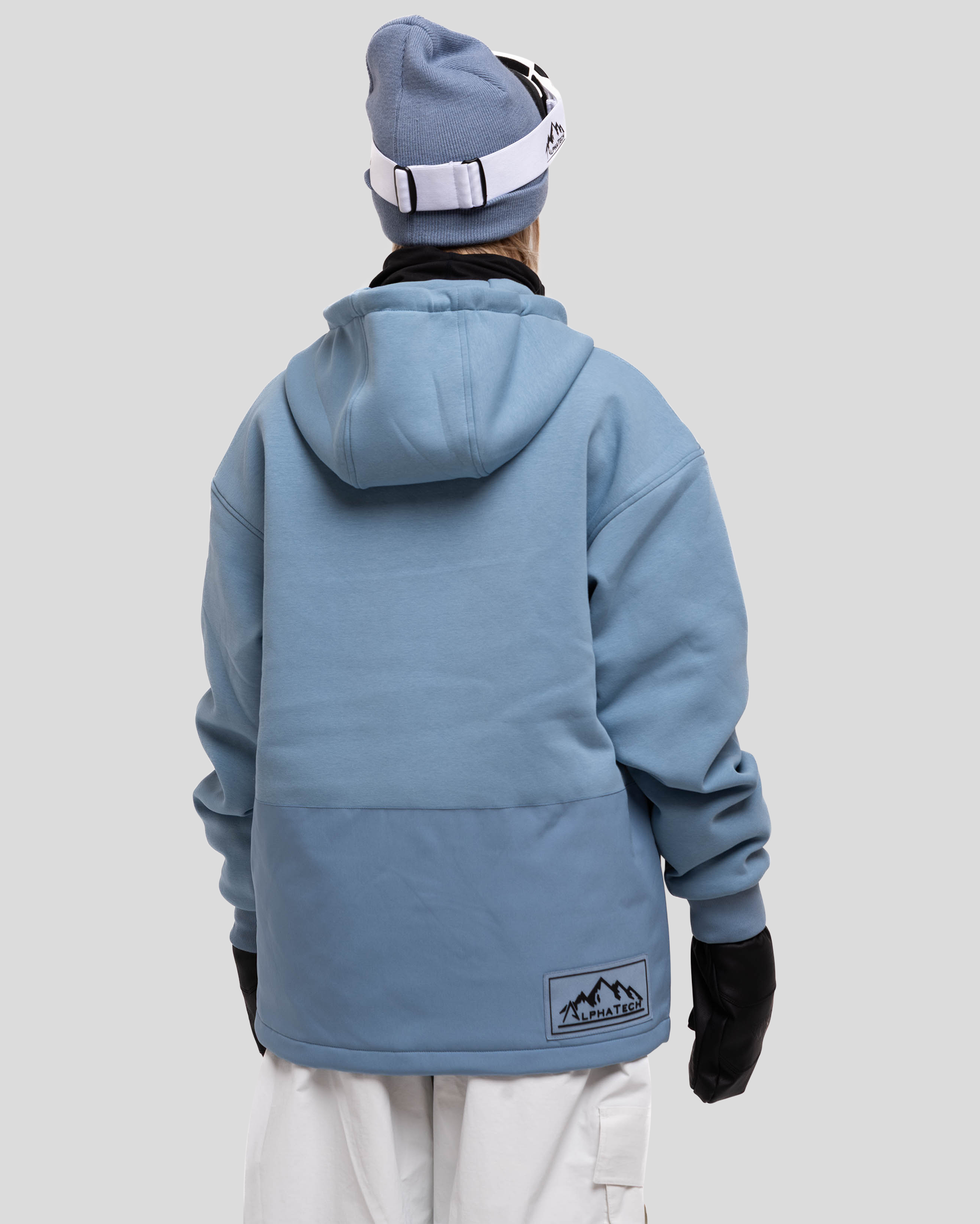 The Softflex Zip-up: Faded Denim