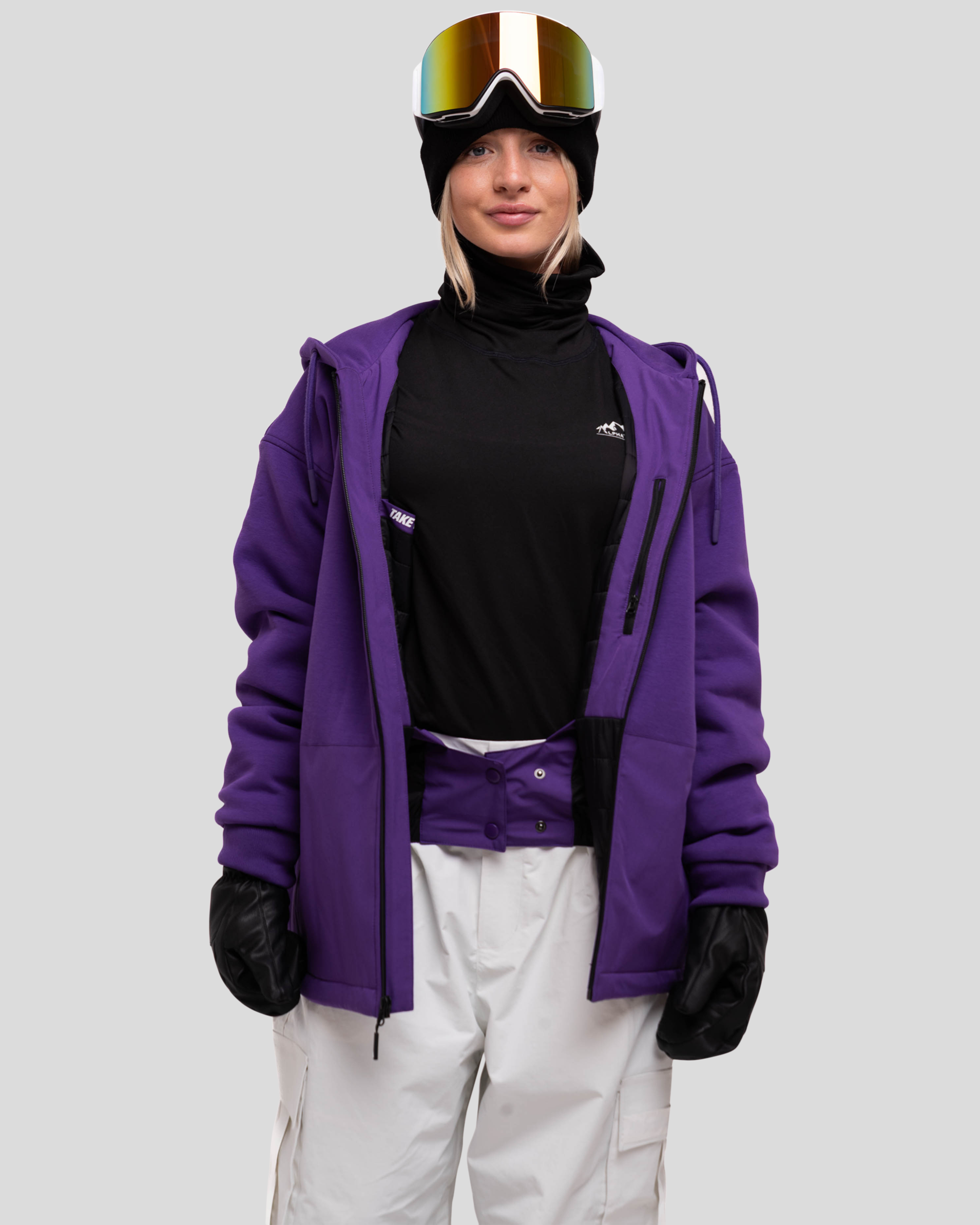 The Softflex Zip-up: Purple