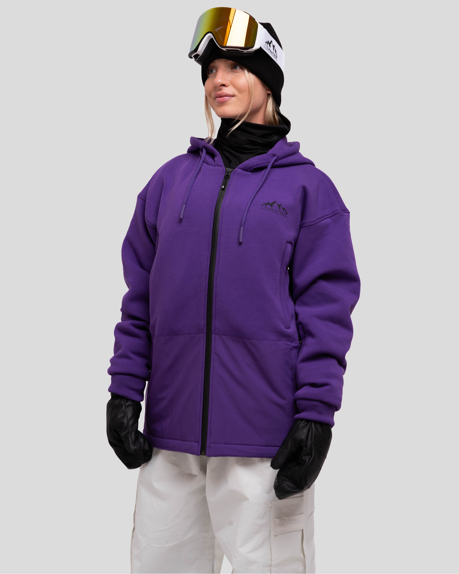The Softflex Zip-up: Purple