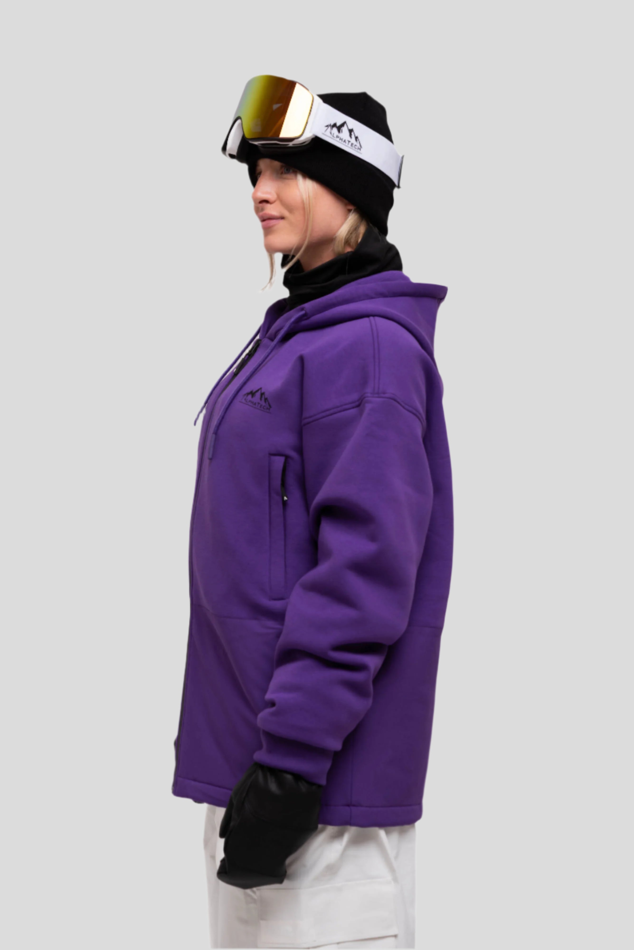The Softflex Zip-up: Purple
