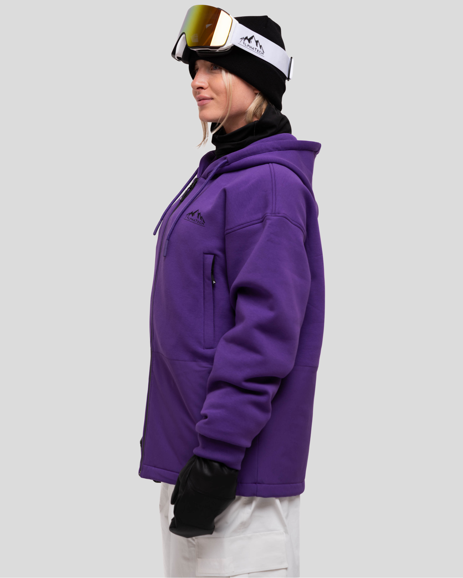 The Softflex Zip-up: Purple