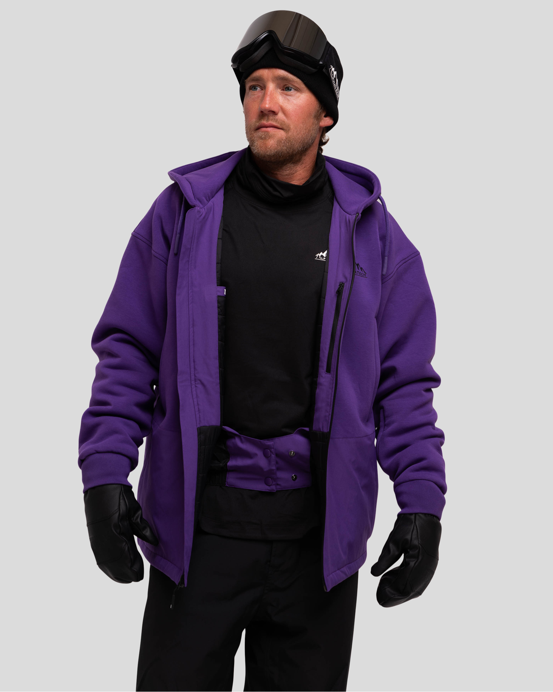 The Softflex Zip-up: Purple
