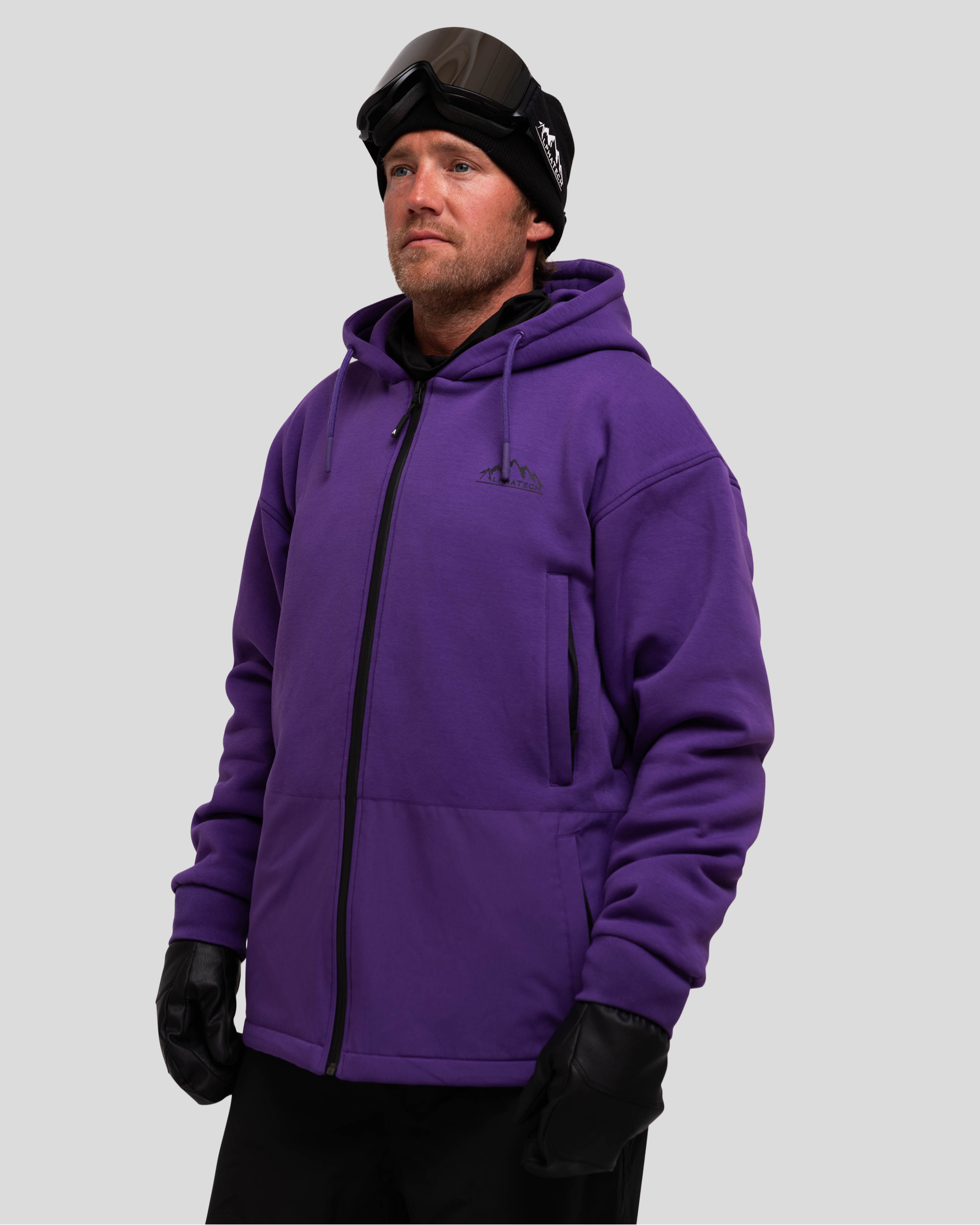 The Softflex Zip-up: Purple