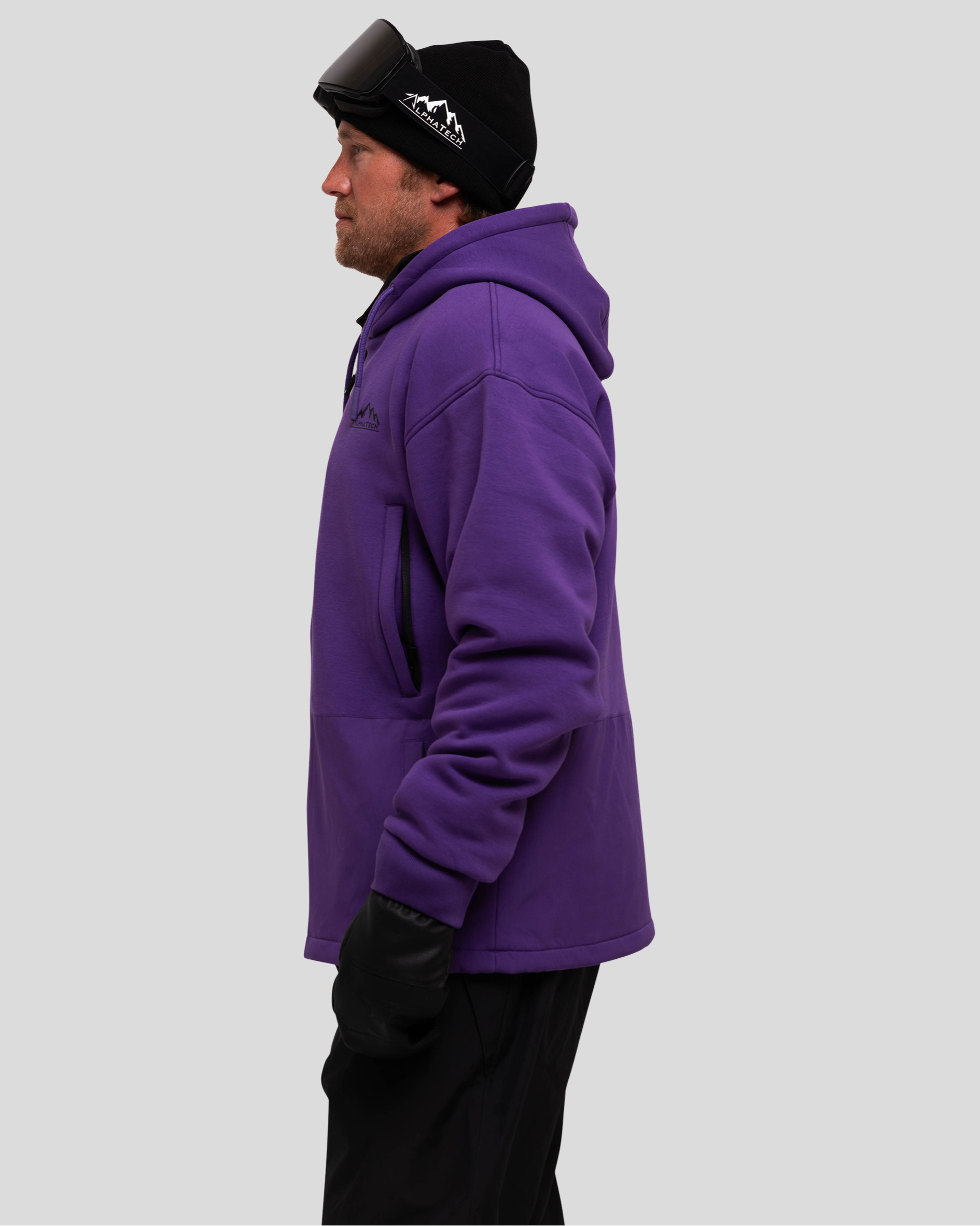 The Softflex Zip-up: Purple