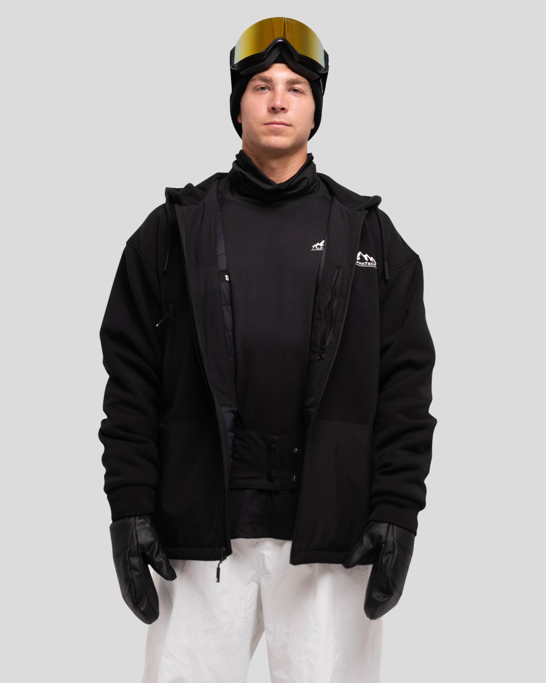 The Softflex Zip-up: Black