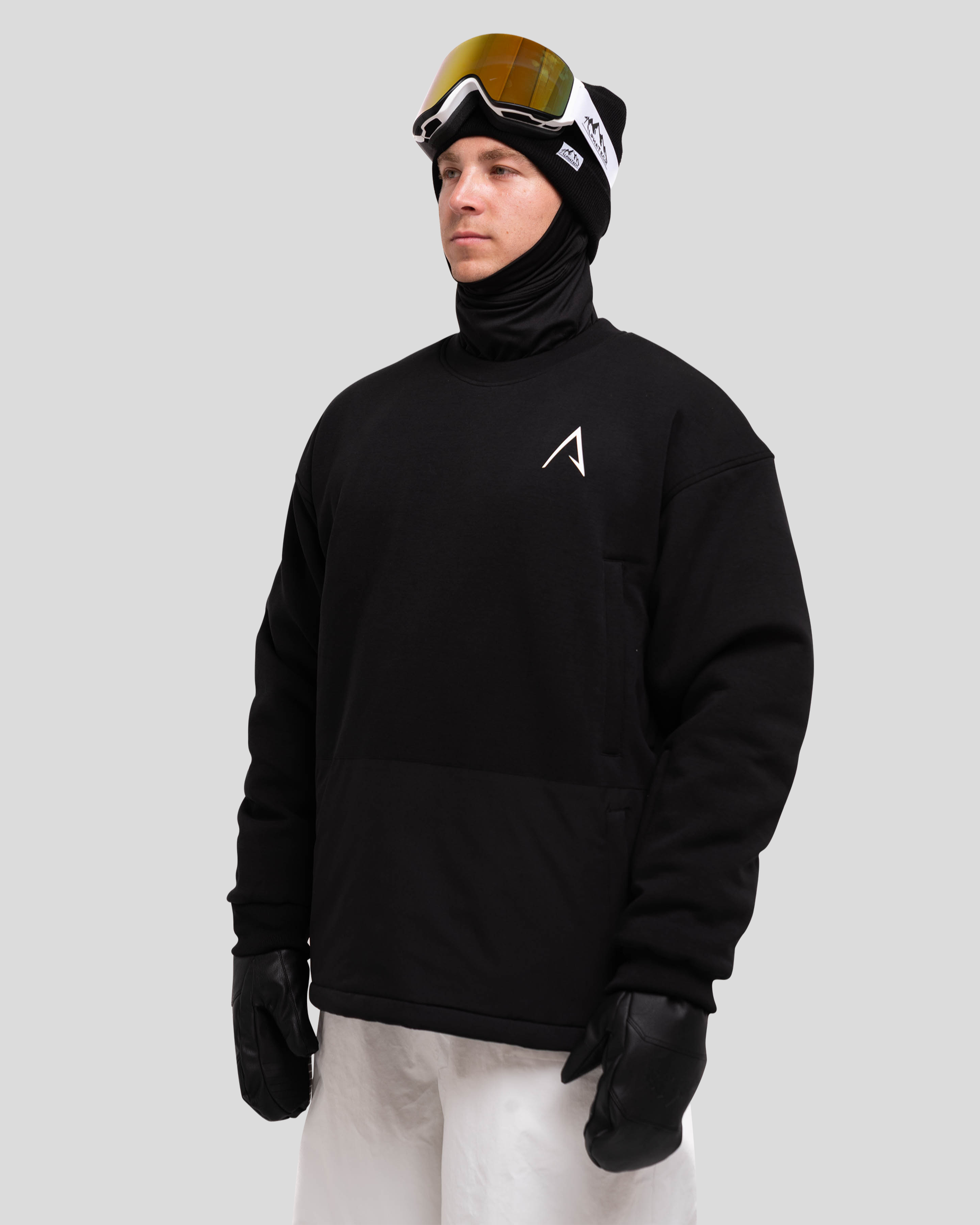 The Softflex Light - Crewneck: Black