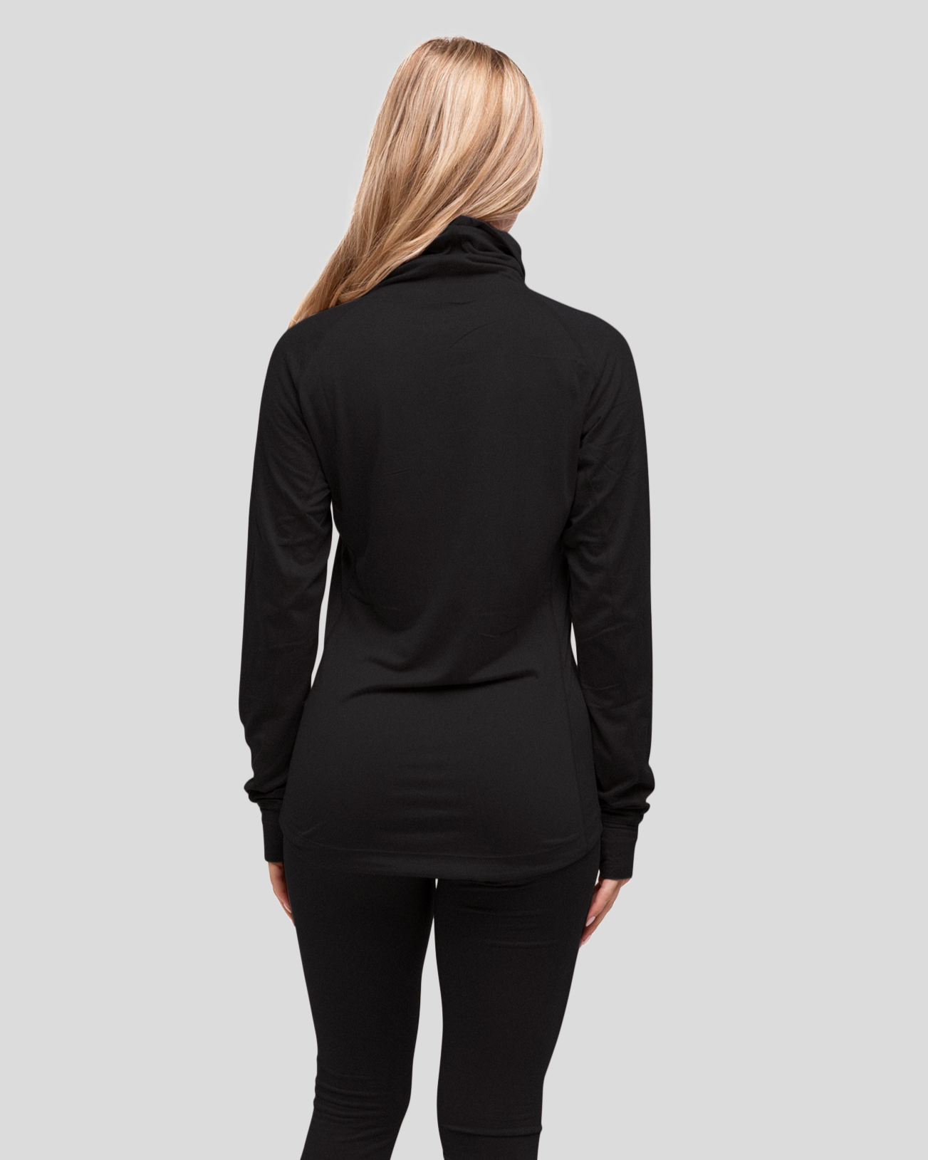 Long Neck Base Layer: Black