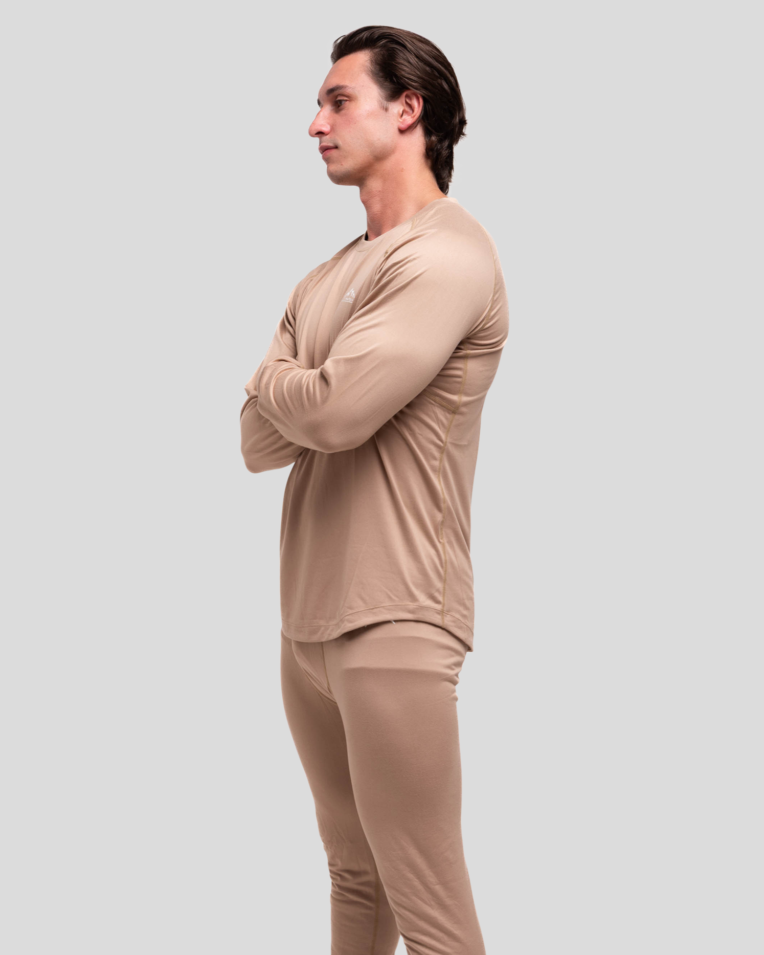 Crew Neck Base Layer: Clay