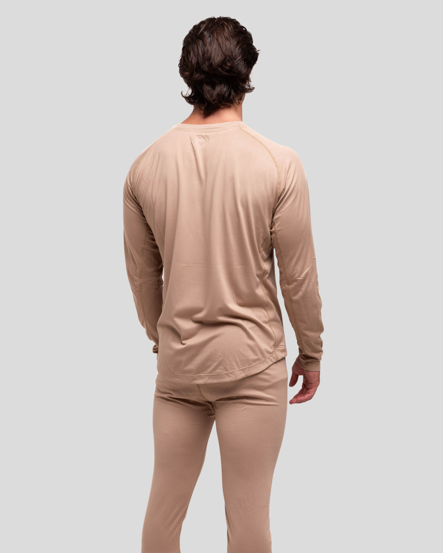 Crew Neck Base Layer: Clay