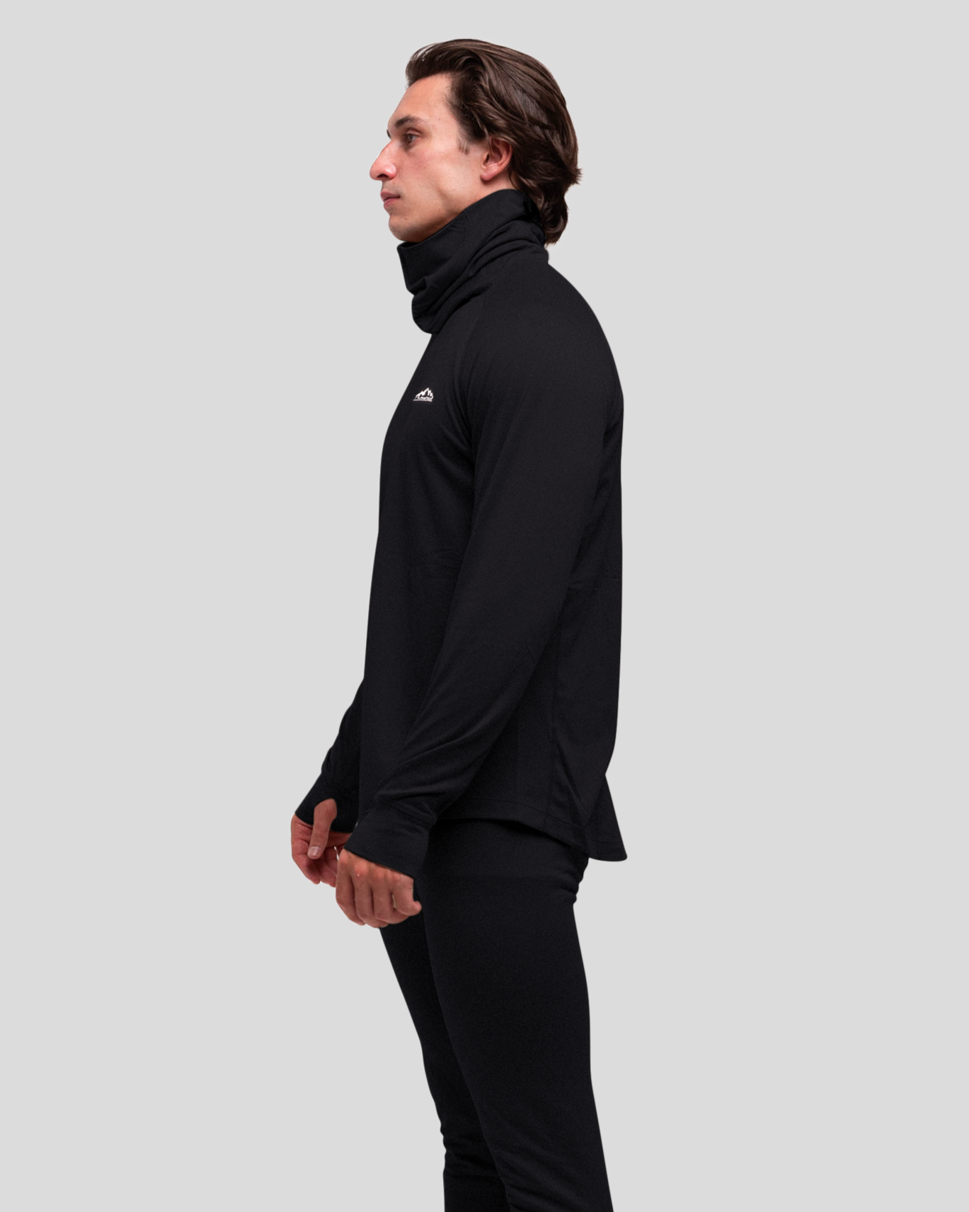 Long Neck Base Layer: Black