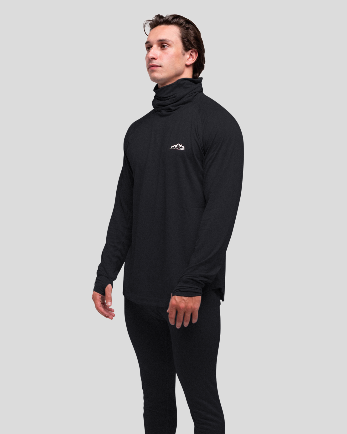 Long Neck Base Layer: Black