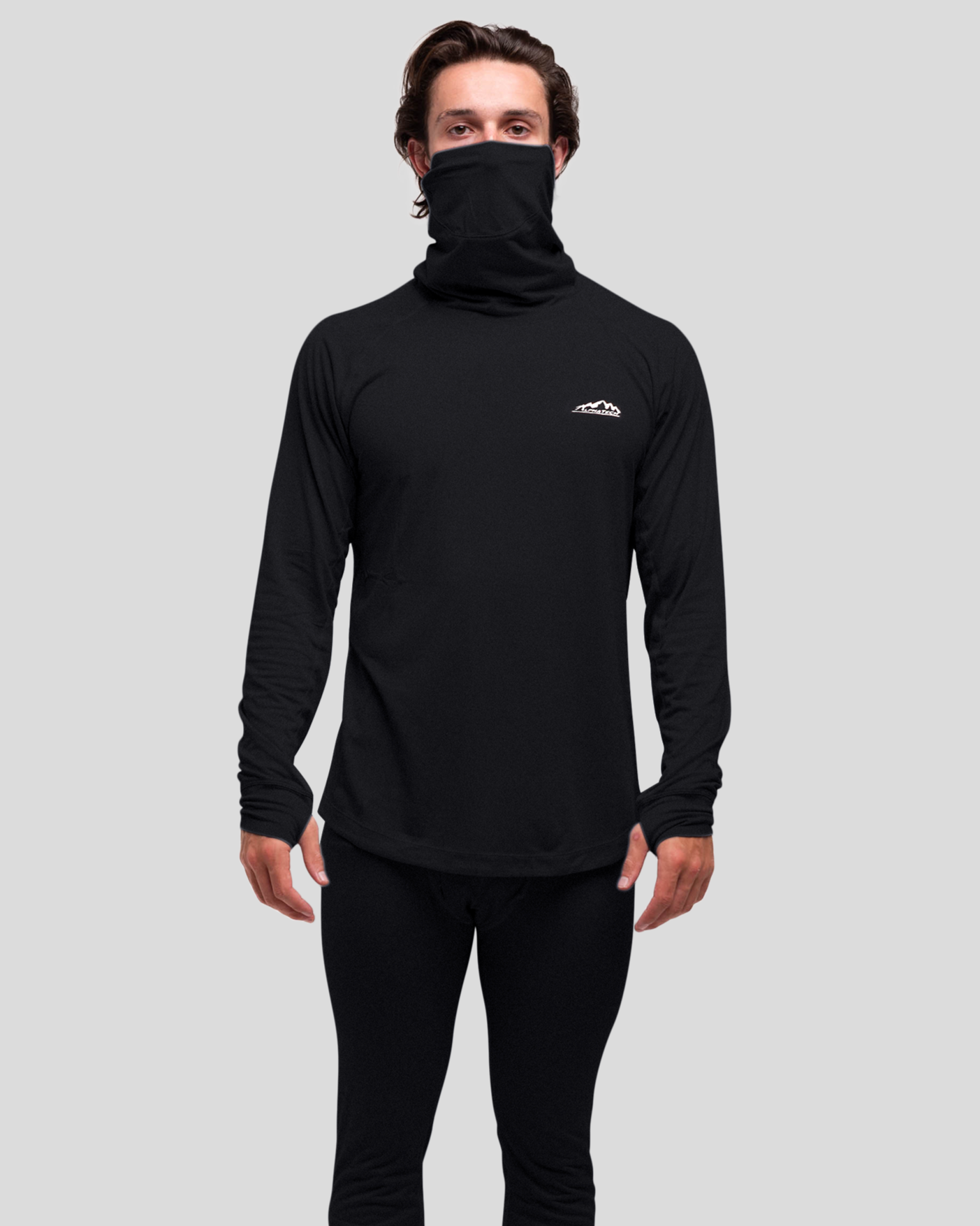 Long Neck Base Layer: Black