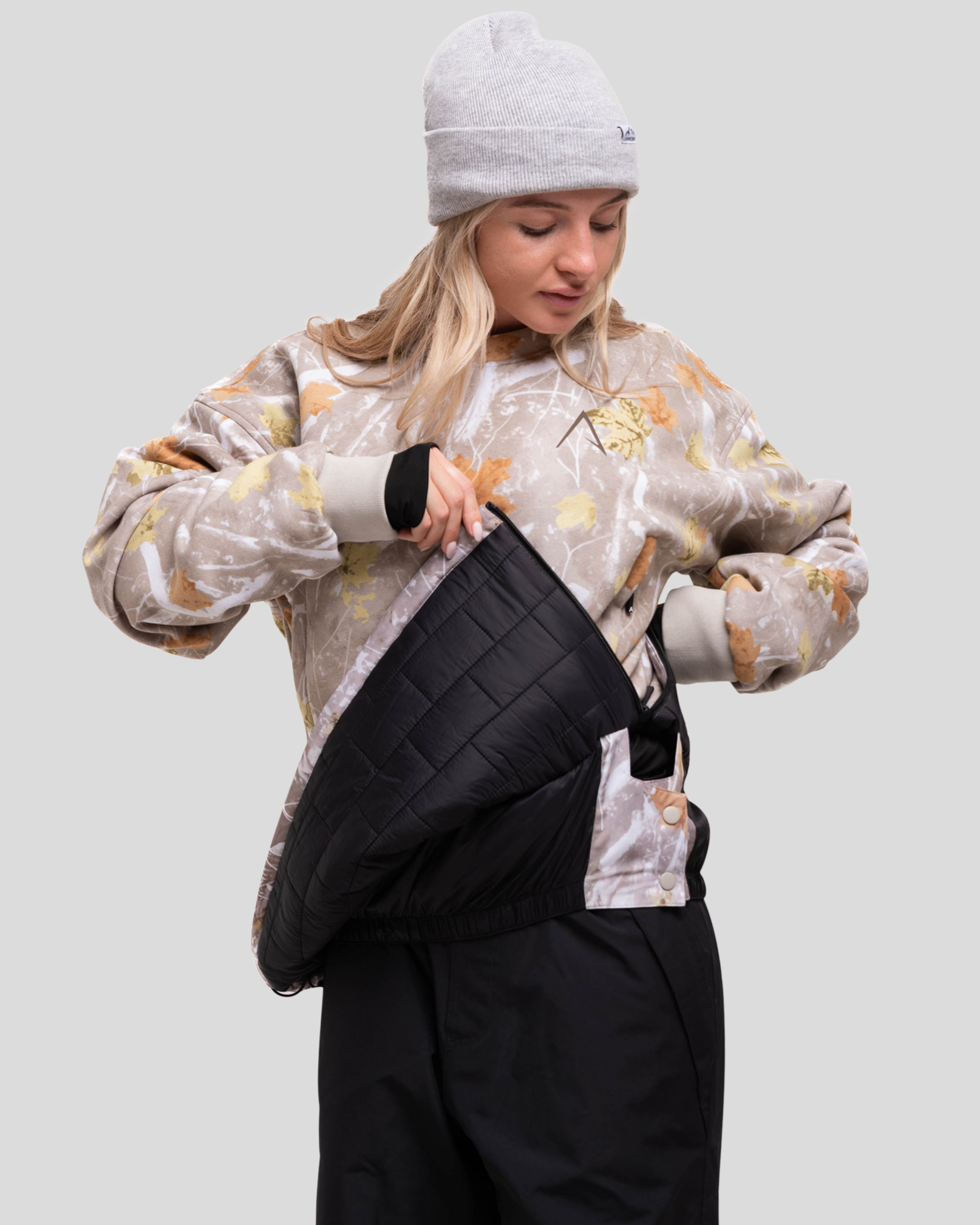 The Softflex Light - Crewneck: Ash Camo