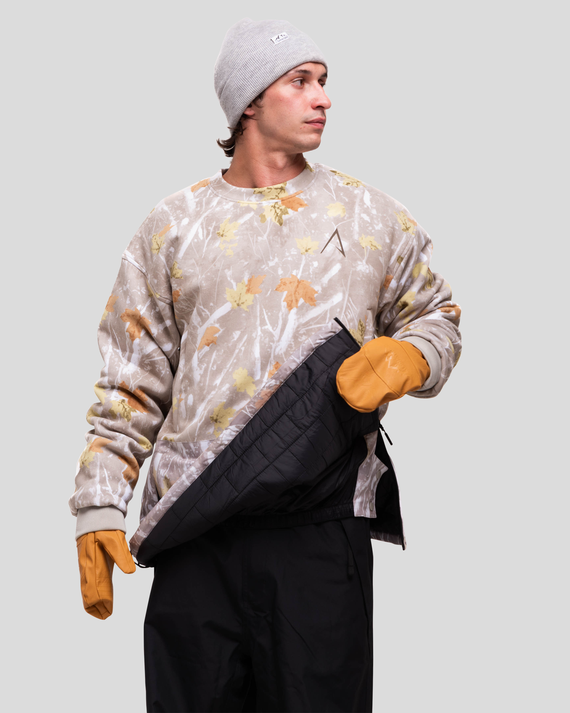 The Softflex Light - Crewneck: Ash Camo