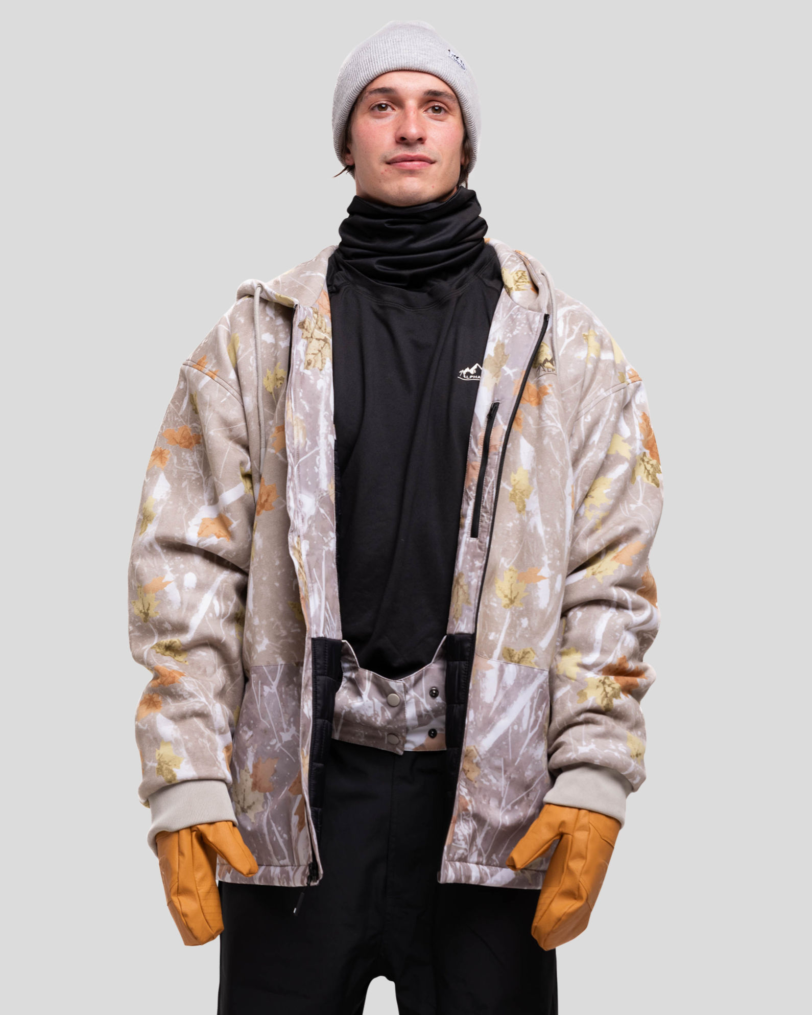 The Softflex Zip-up: Ash Camo