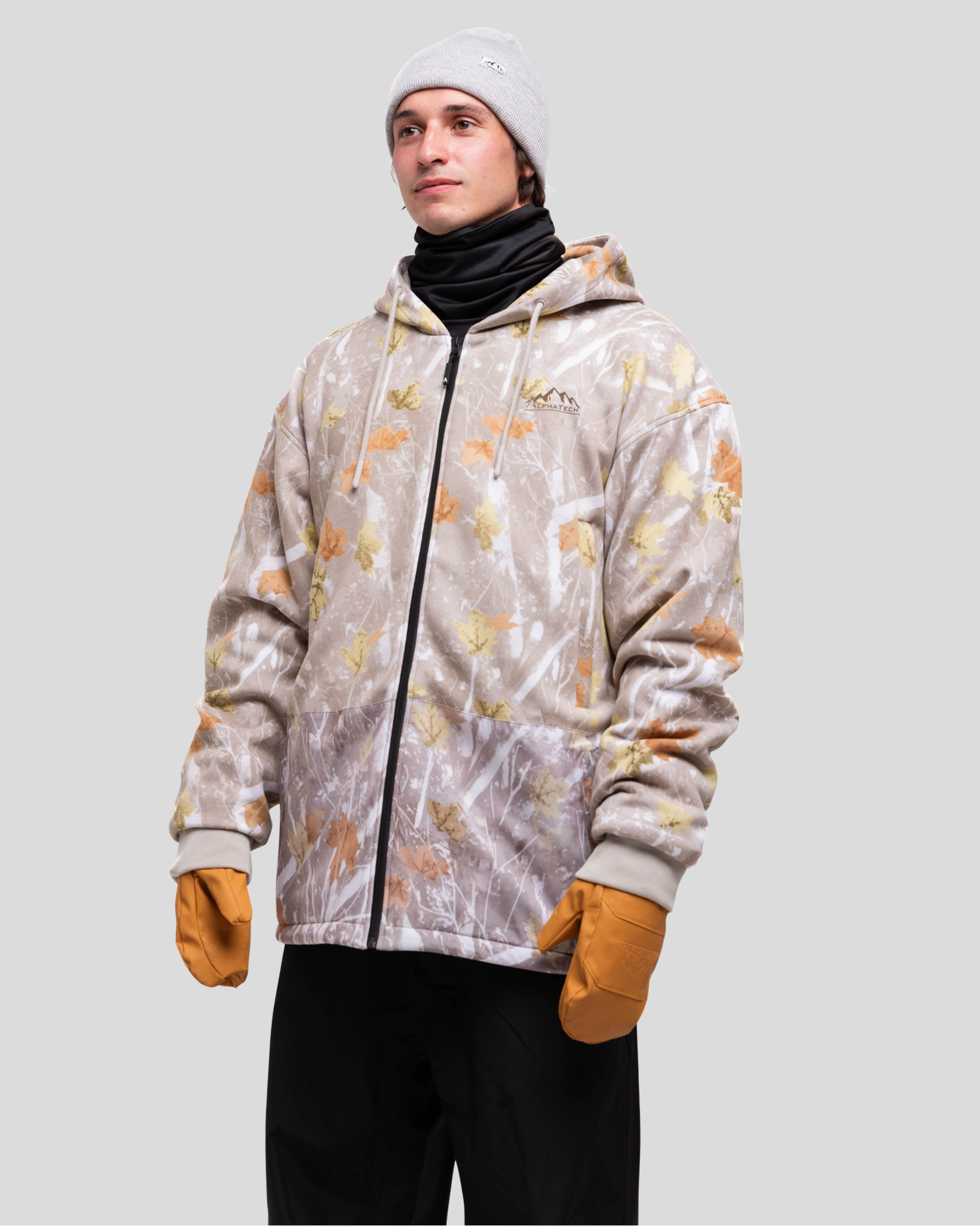 The Softflex Zip-up: Ash Camo
