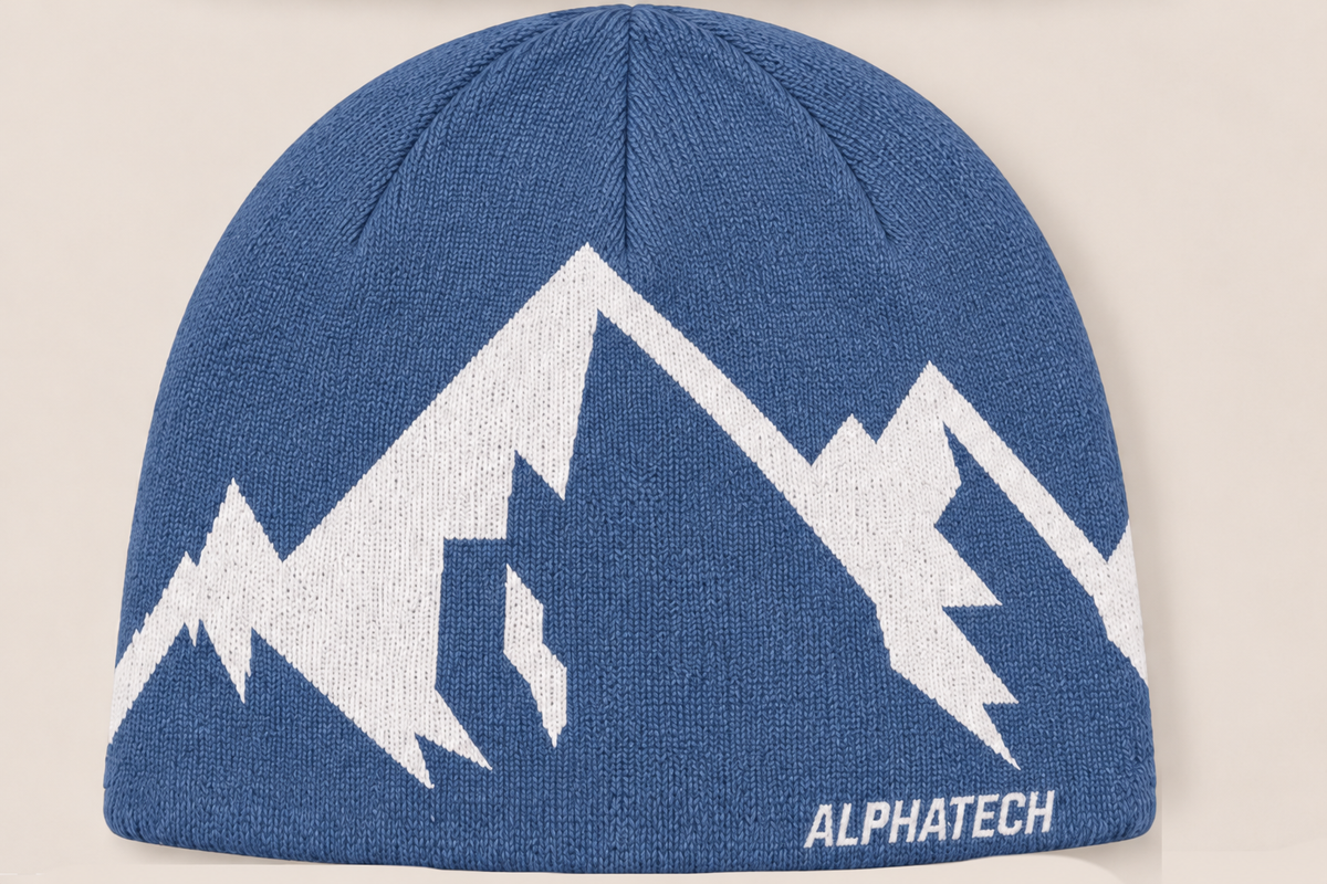 Beanie Design 1: Faded Denim