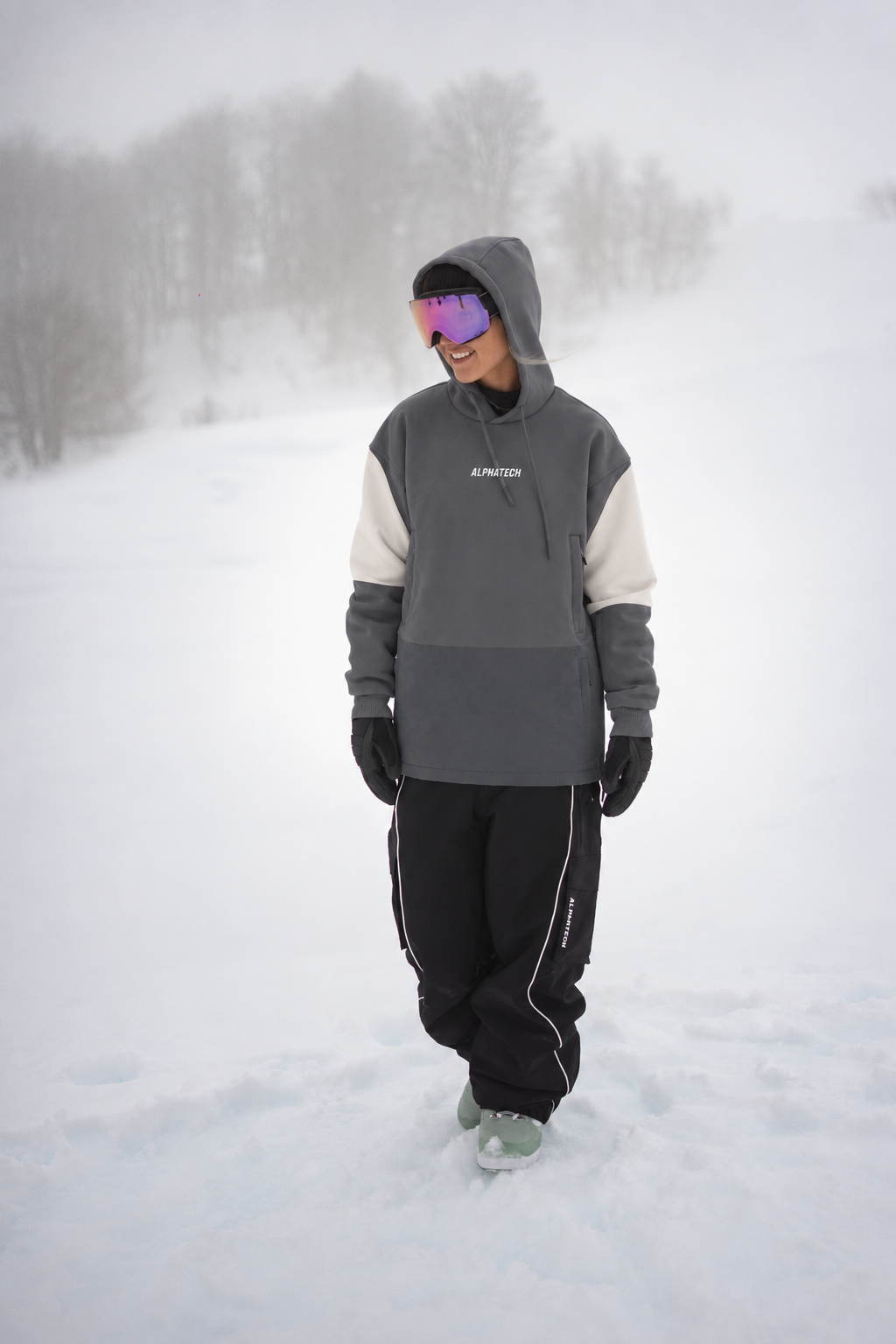 Softflex Pro Wingspan: Charcoal and White