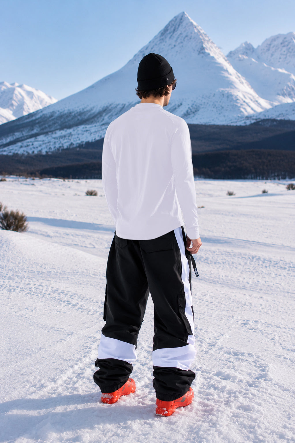 Crew Neck Base Layer: White