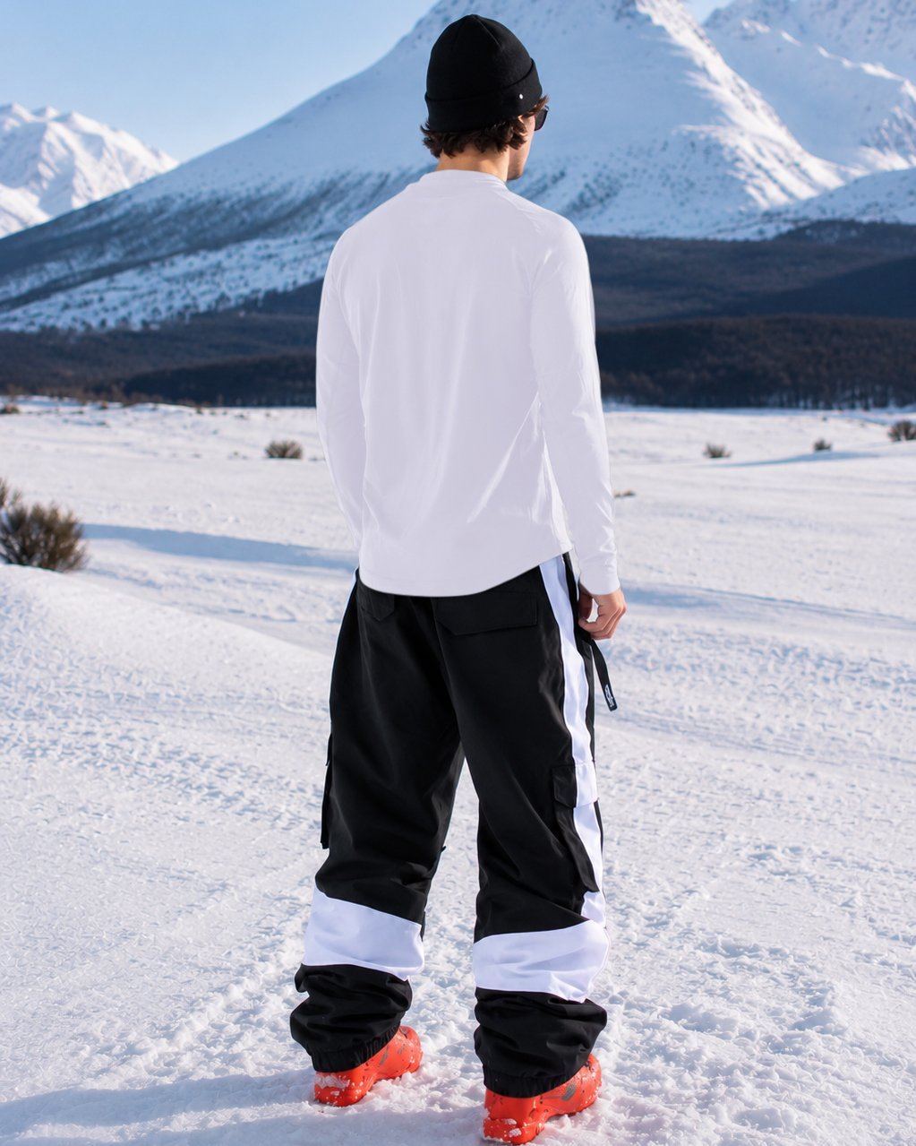 Crew Neck Base Layer: White
