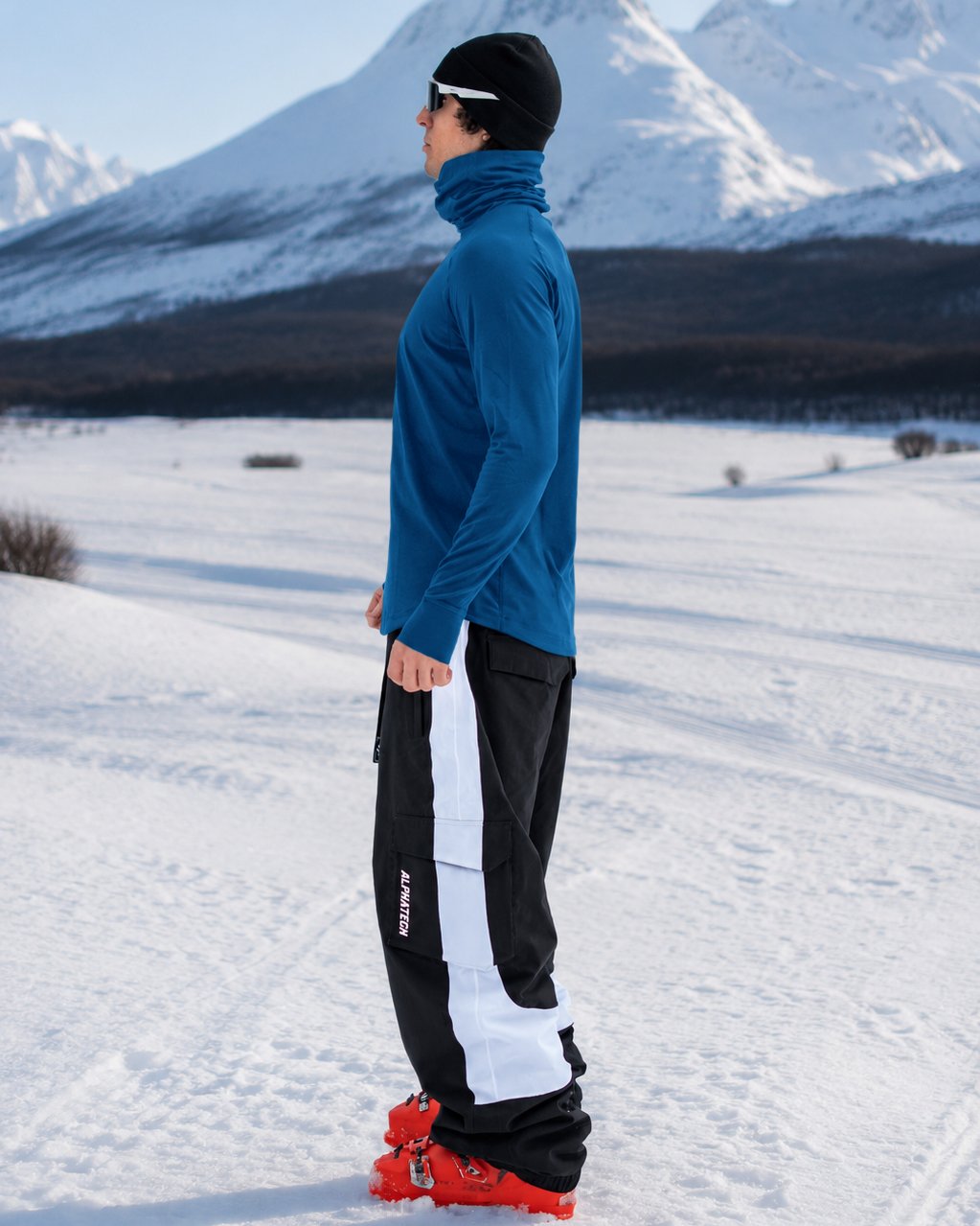 Long Neck Base Layer: Navy Blue