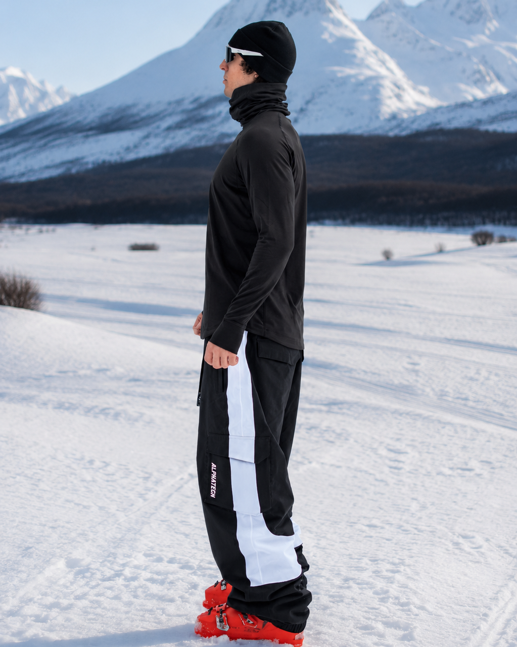 AlphaFlex™️Long Neck Base Layer: Black