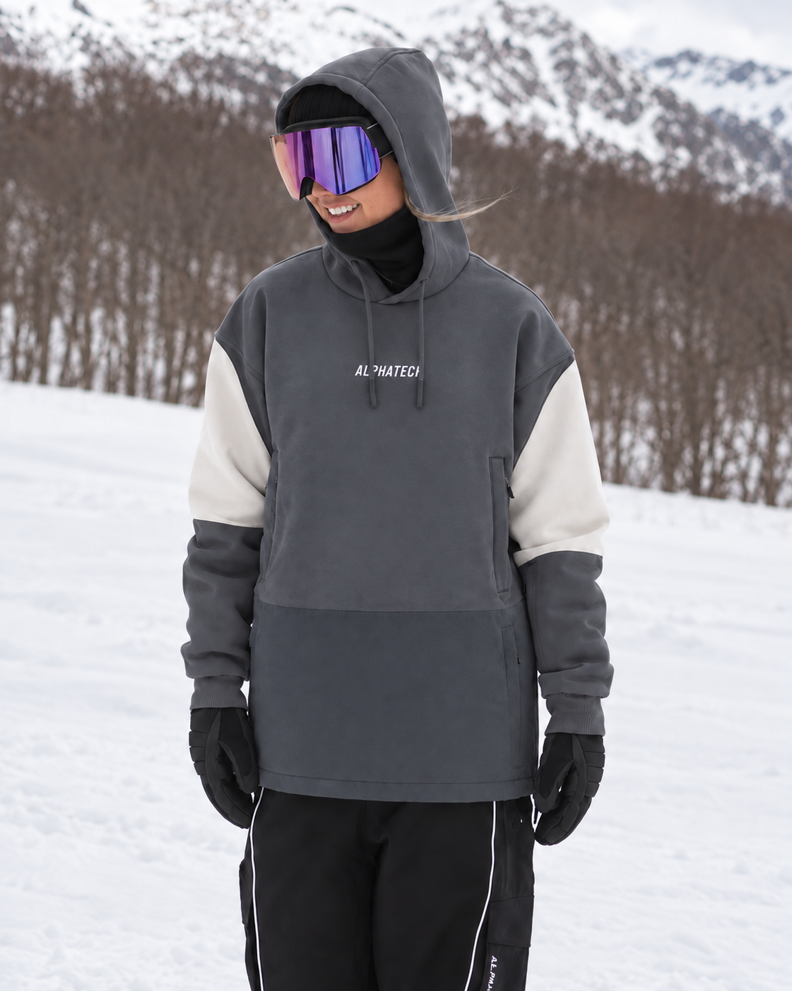 Softflex Pro Wingspan: Charcoal and White