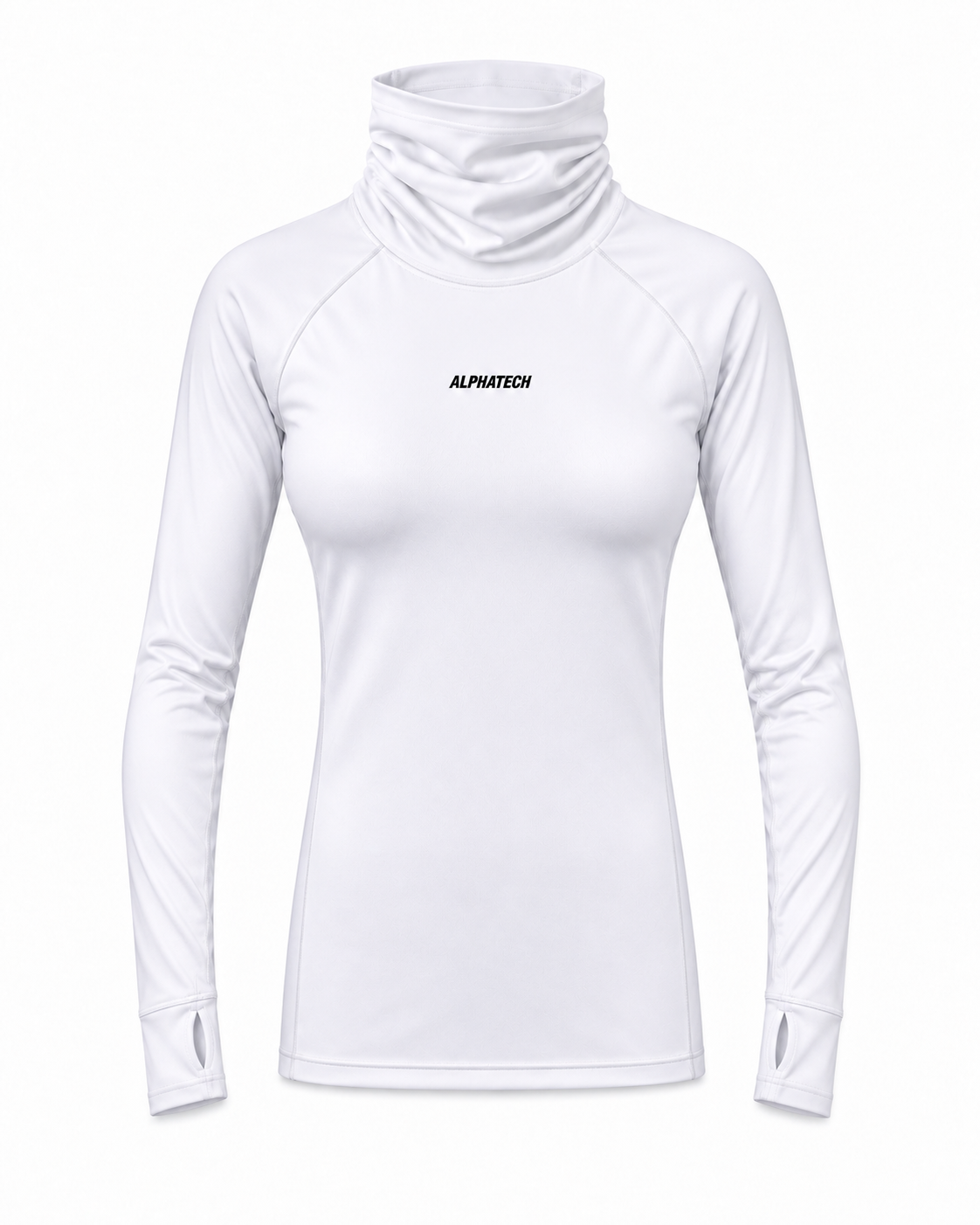 Long Neck Base Layer: White