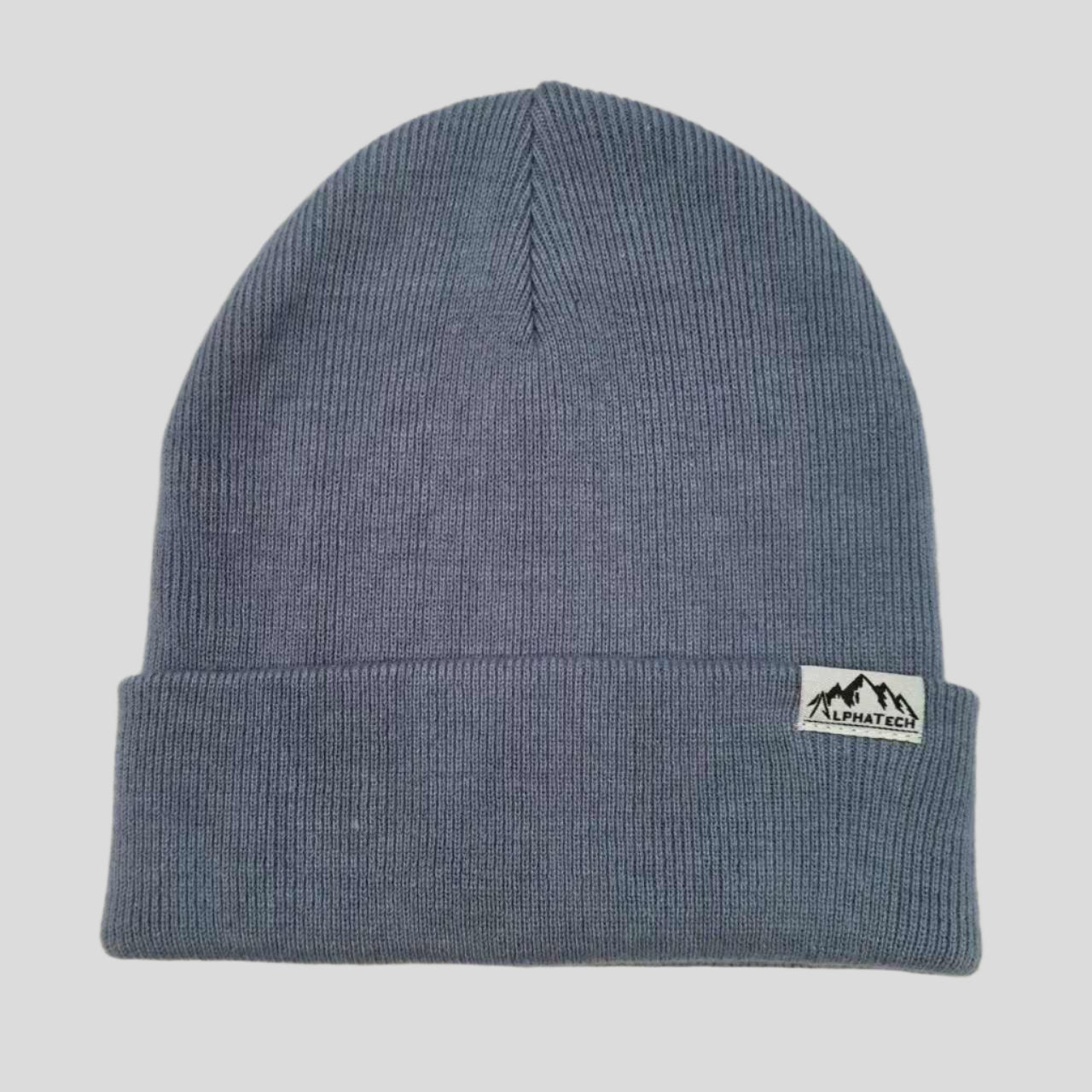 Merino Wool Team Beanie: Faded Denim