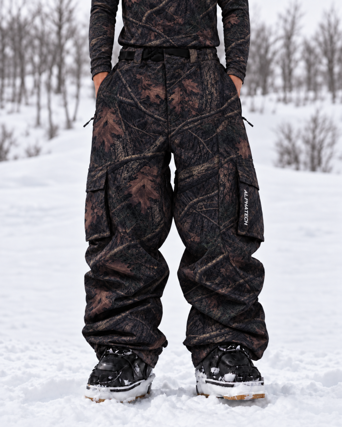 Freefit Snowpants: Dark Camo