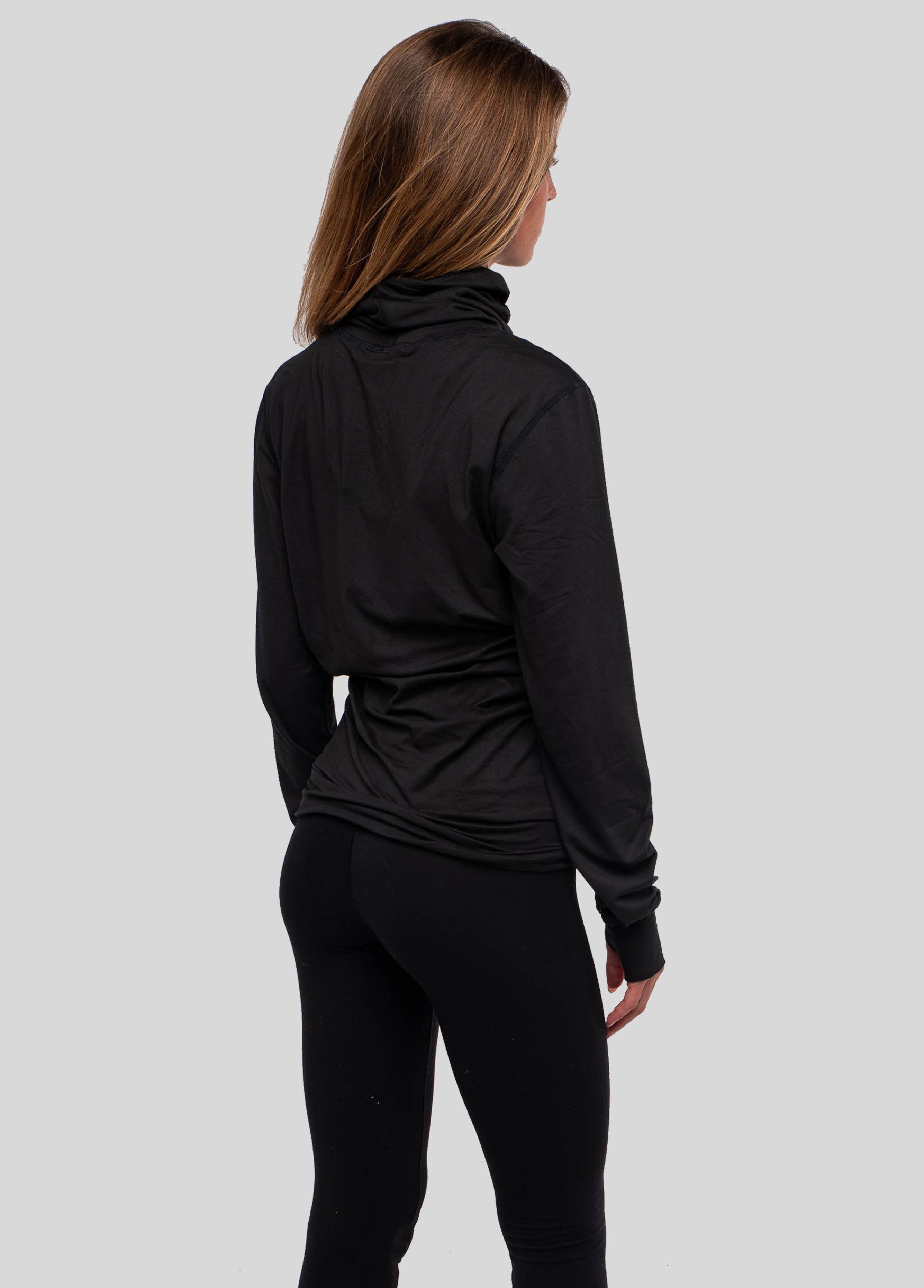 Long Neck Base Layer: Black
