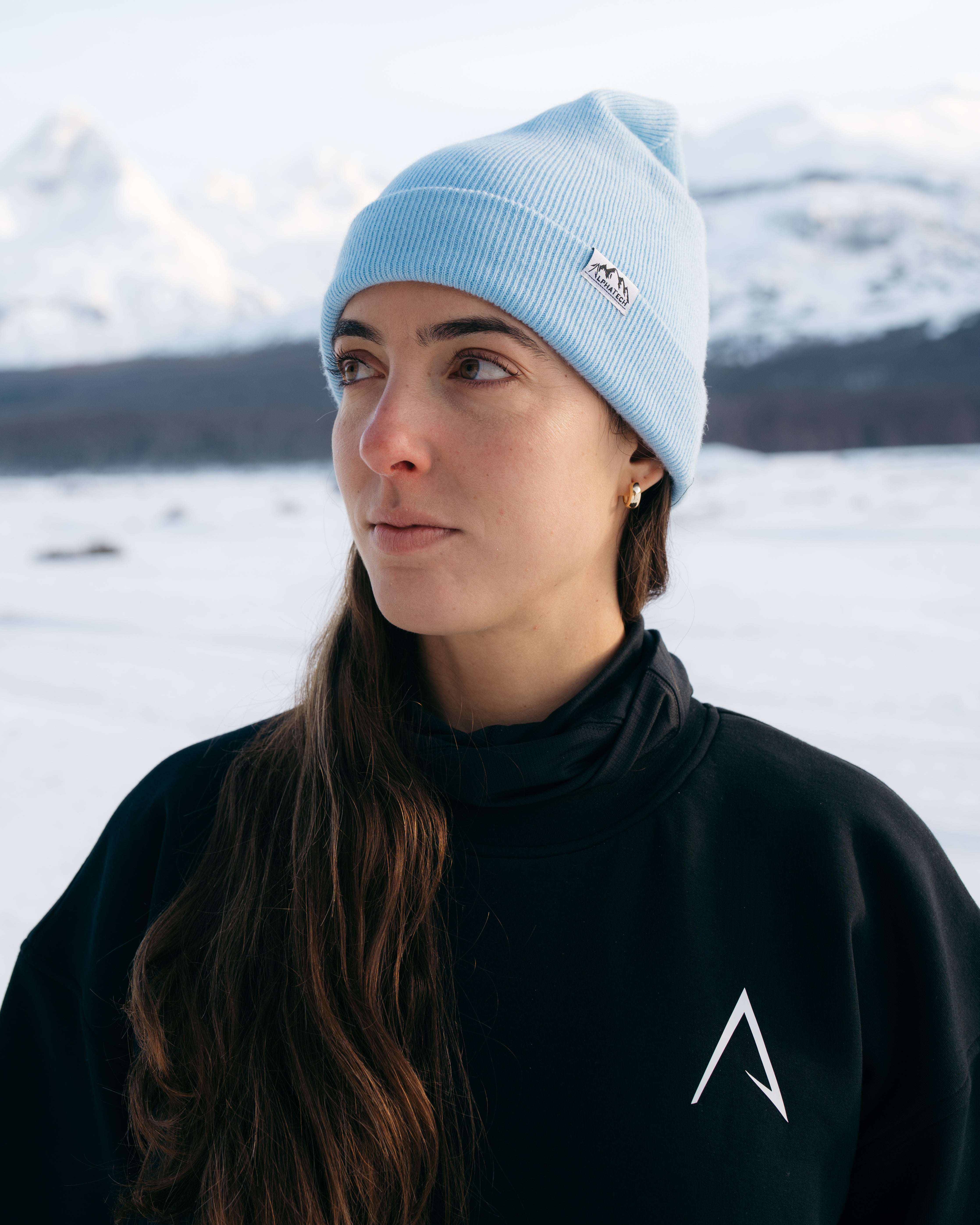 Merino Wool Team Beanie: Artic Blue