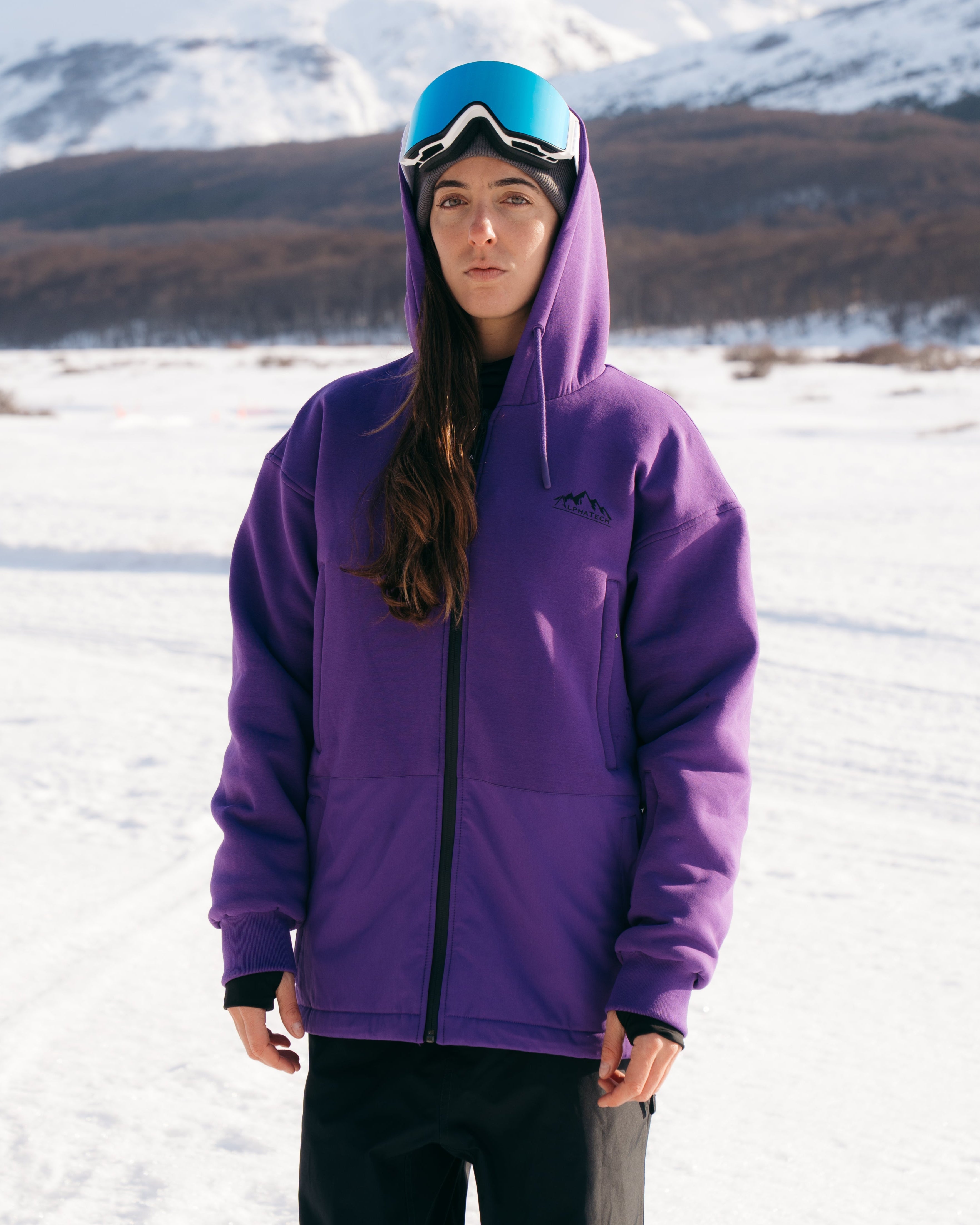 The Softflex Zip-up: Purple