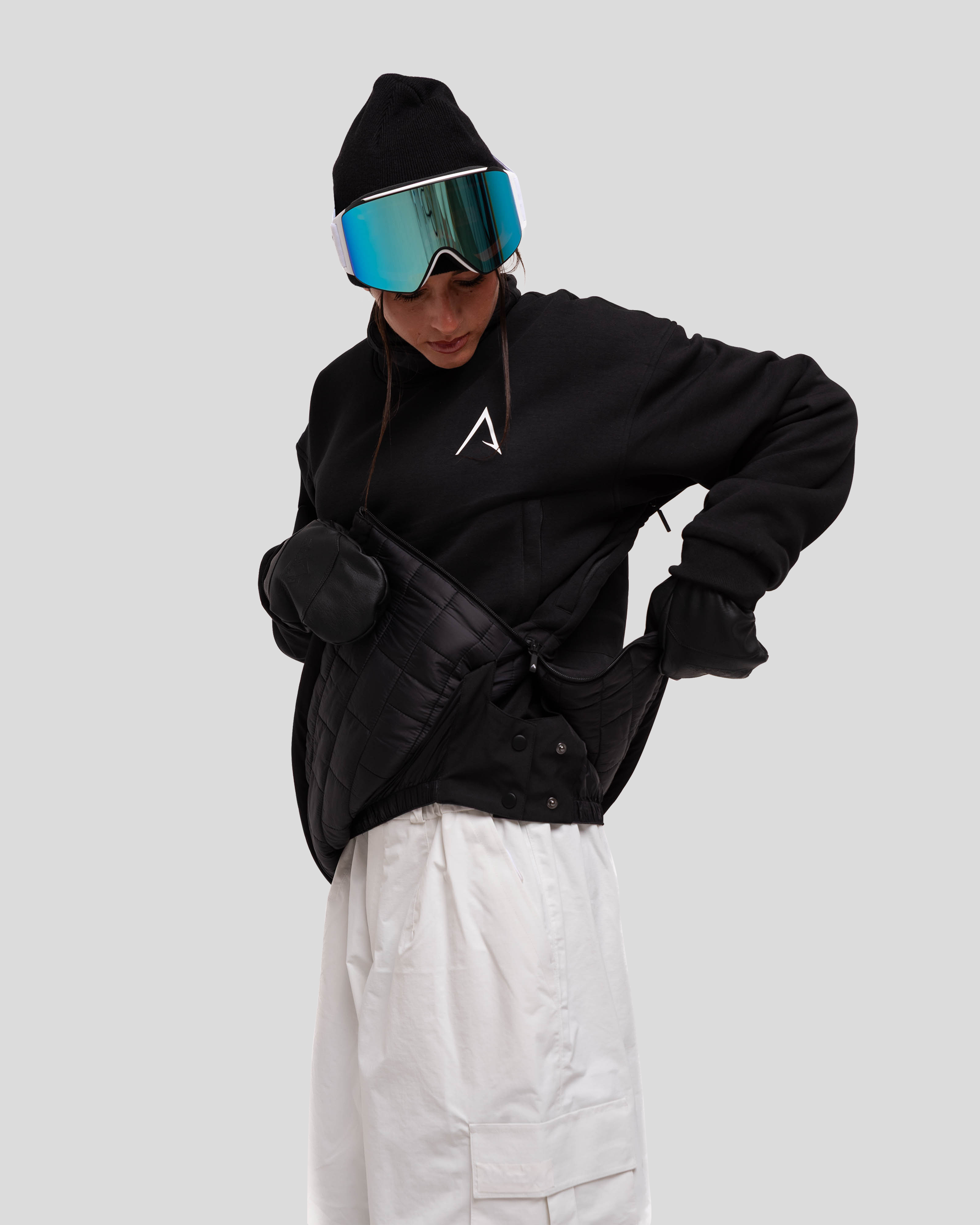 The Softflex Light - Crewneck: Black