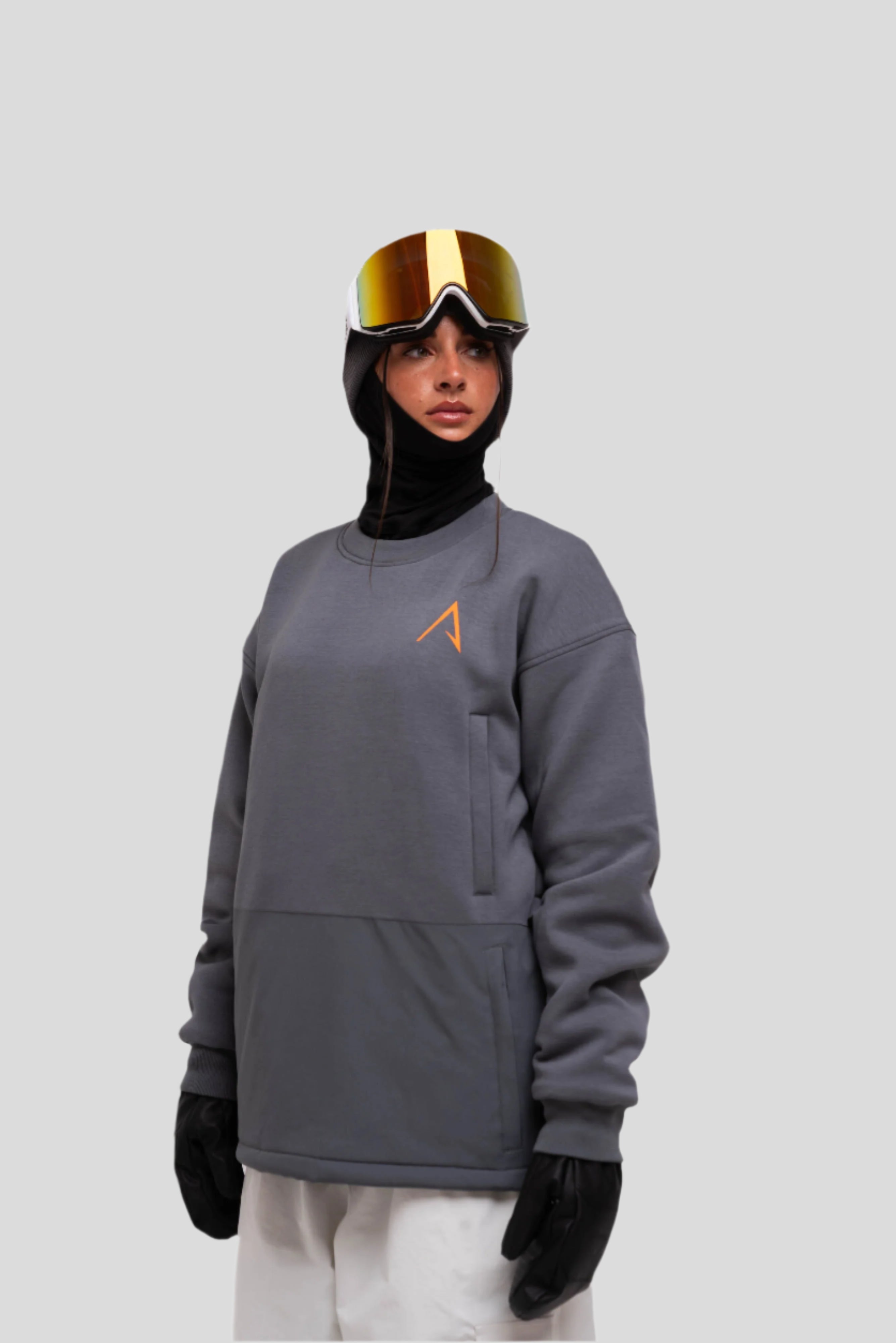 The Softflex Light - Crewneck: Charcoal