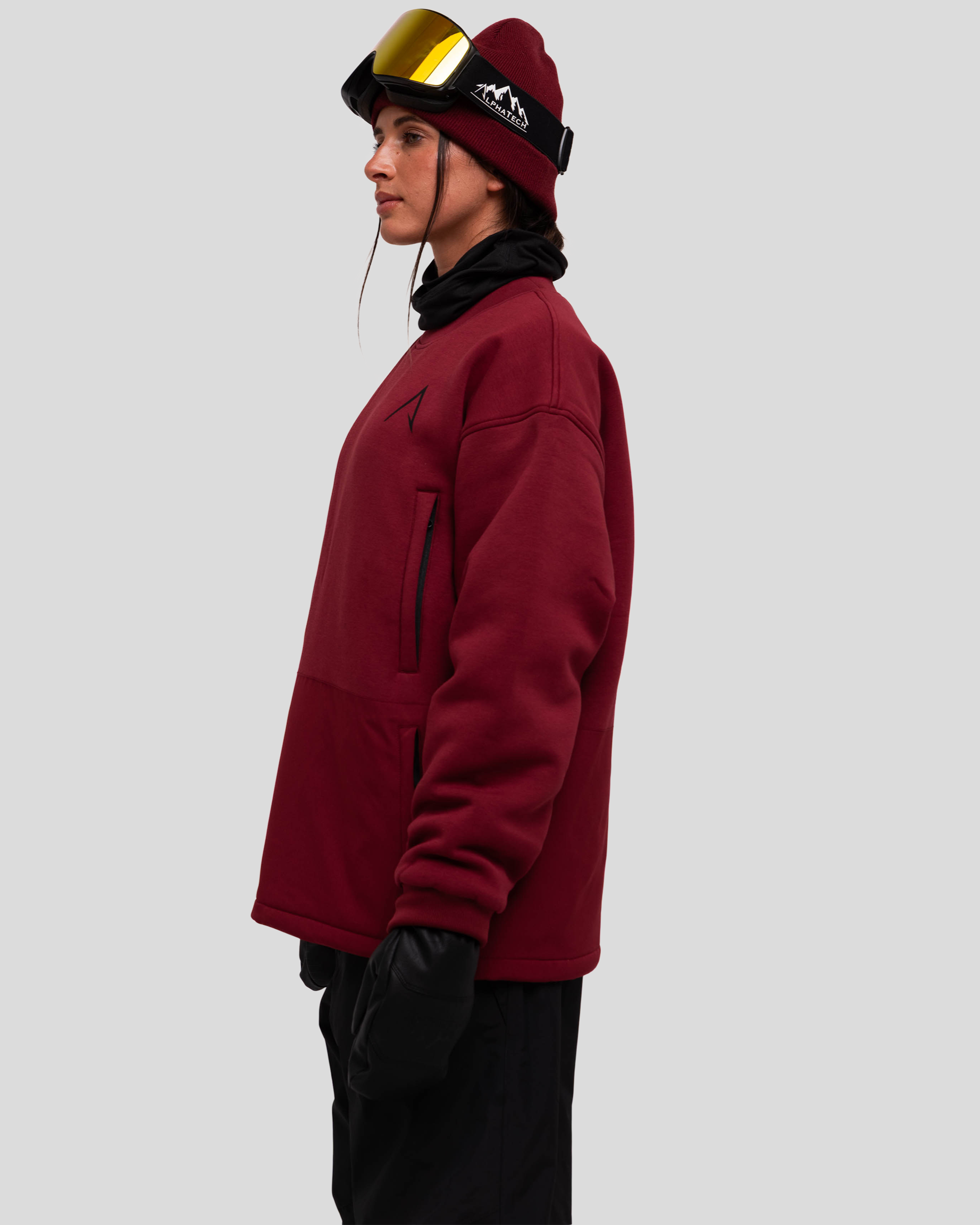 The Softflex Light - Crewneck: Maroon