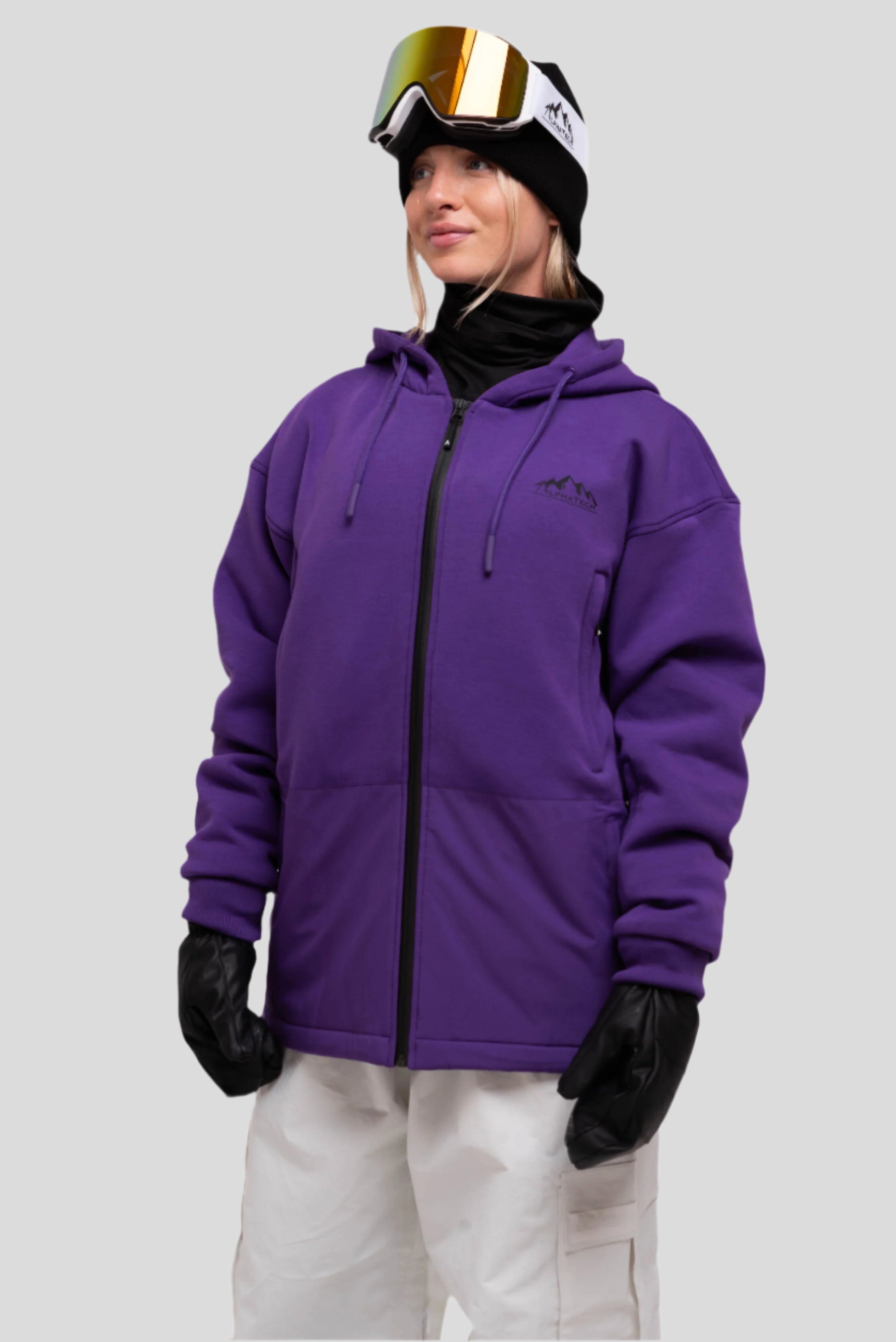 The Softflex Zip-up: Purple