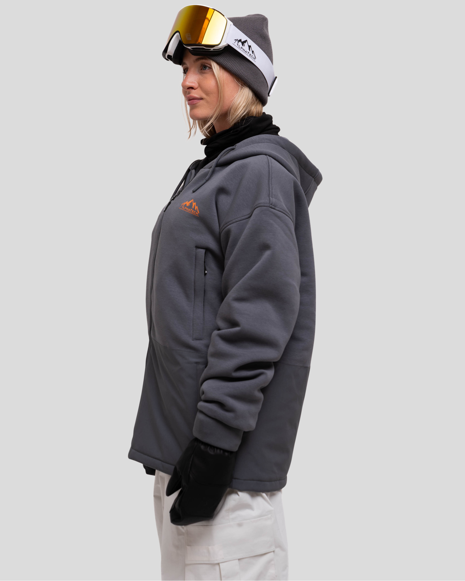 The Softflex Zip-up: Charcoal
